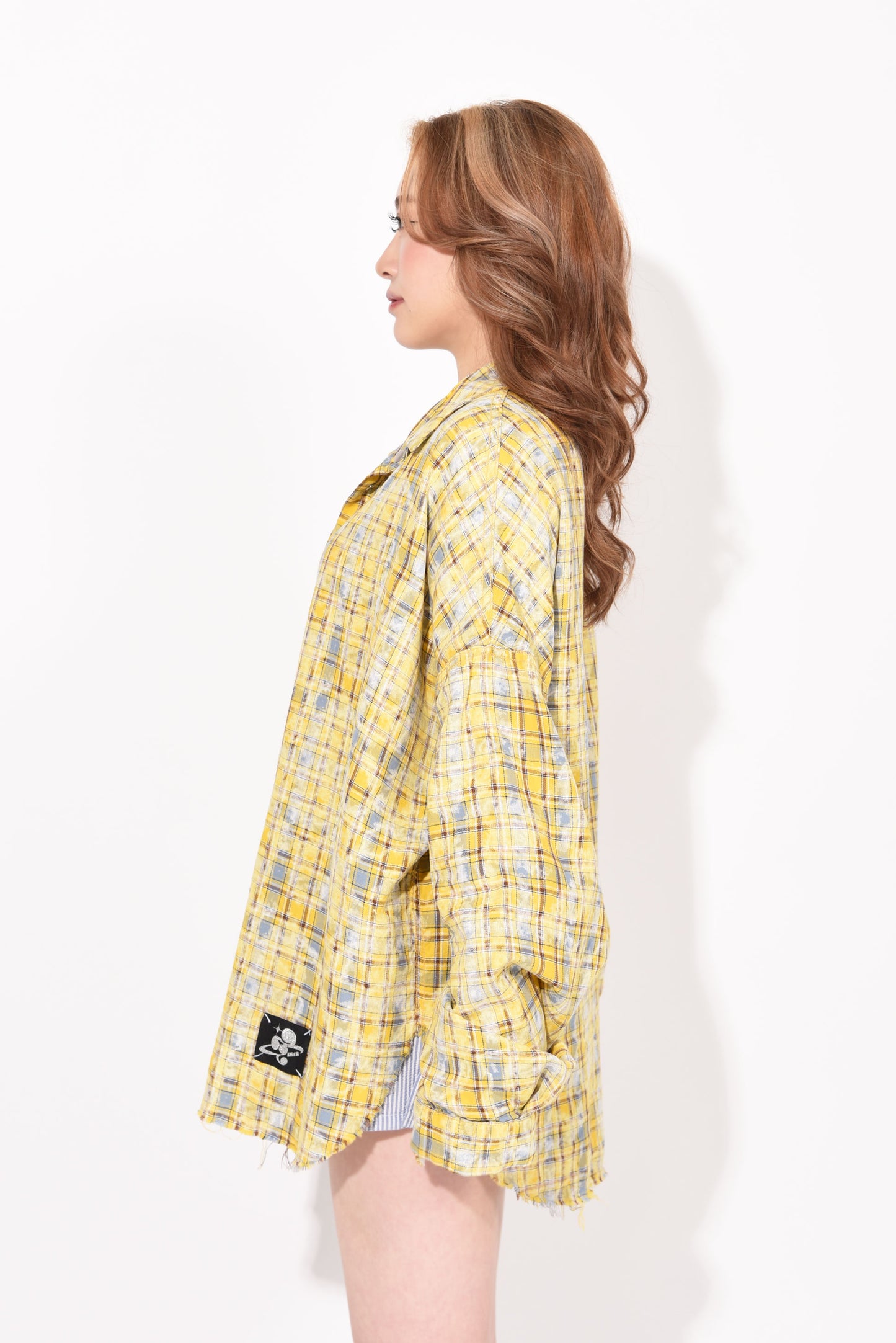 DAMAGE CHECK SHIRT yellow