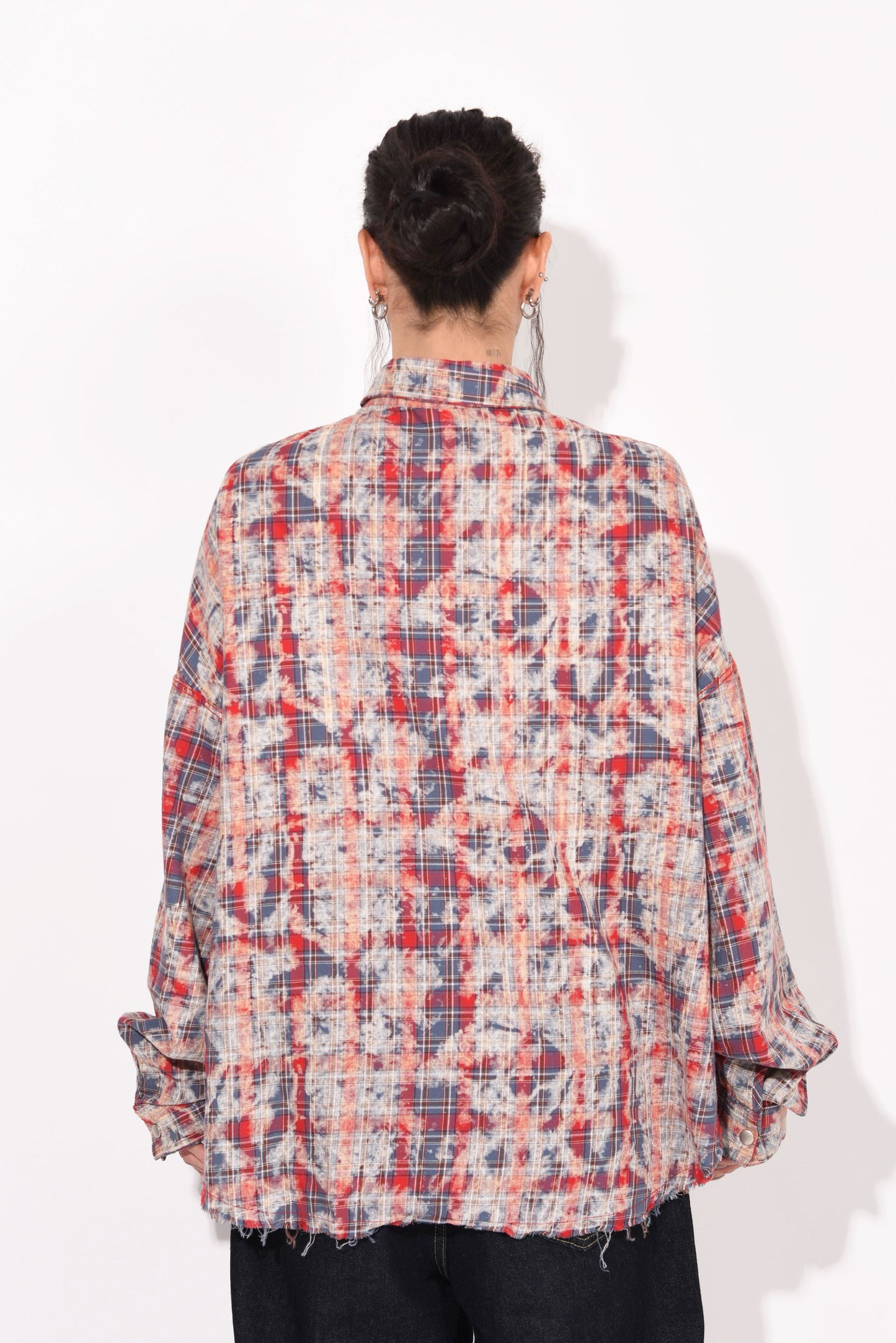DAMAGE CHECK SHIRT red