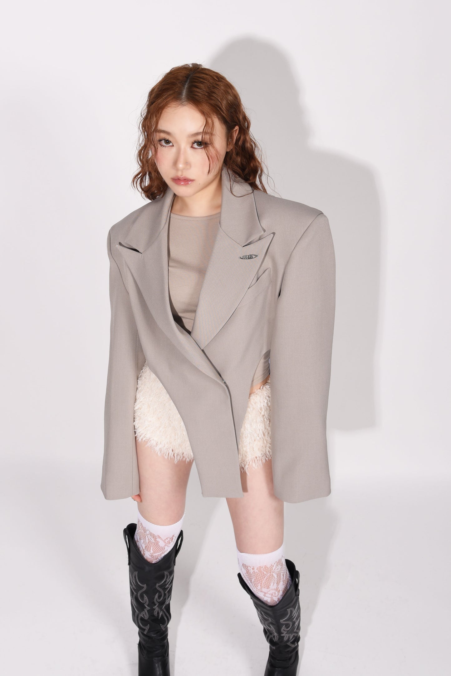 BODYSUIT TLD JACKET light beige
