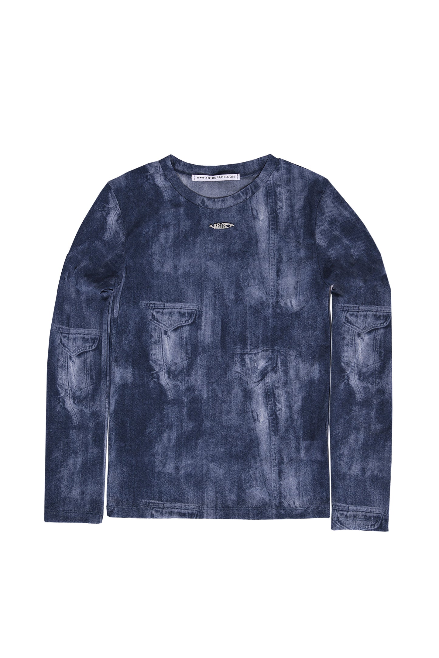 SHEER TOPS blue