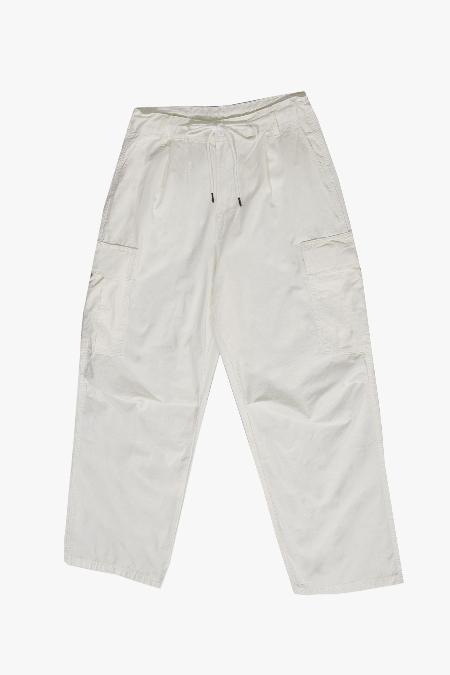 CARGO PANTS white