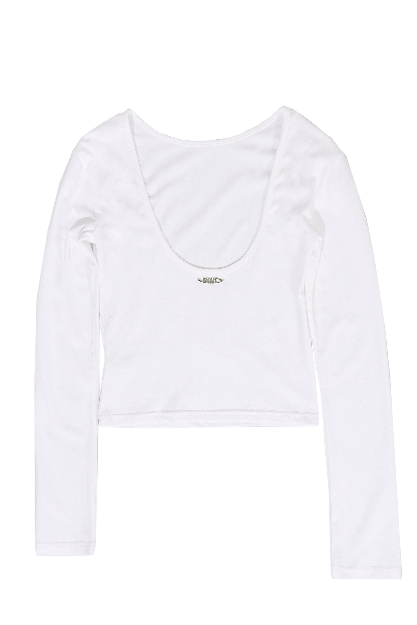 BACK OPEN CUTSEW white