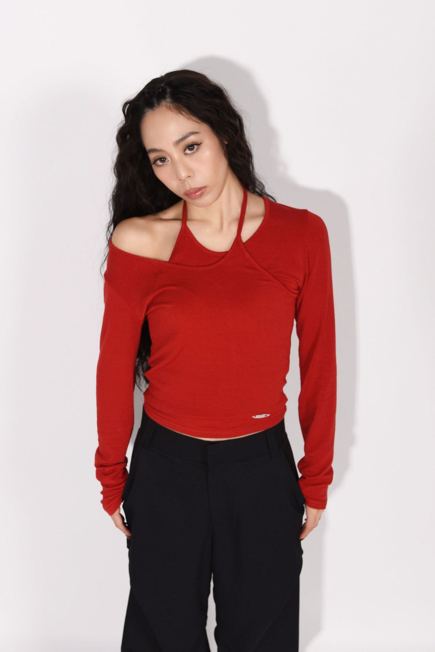 LAYERED CUTSEW red