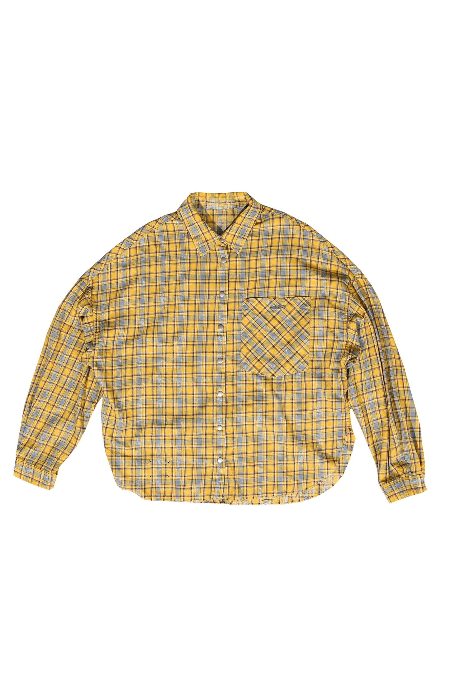 DAMAGE CHECK SHIRT yellow