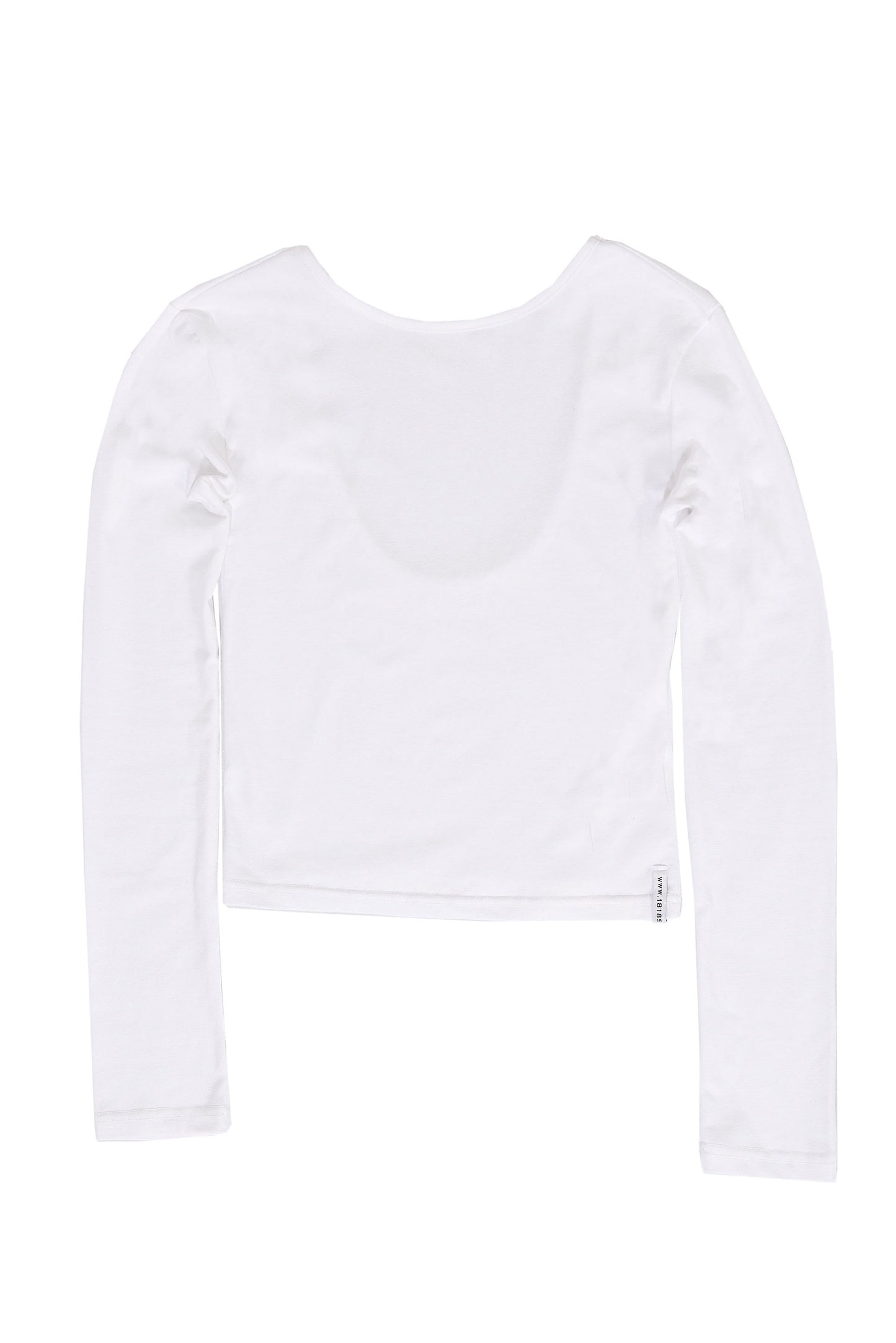 BACK OPEN CUTSEW white