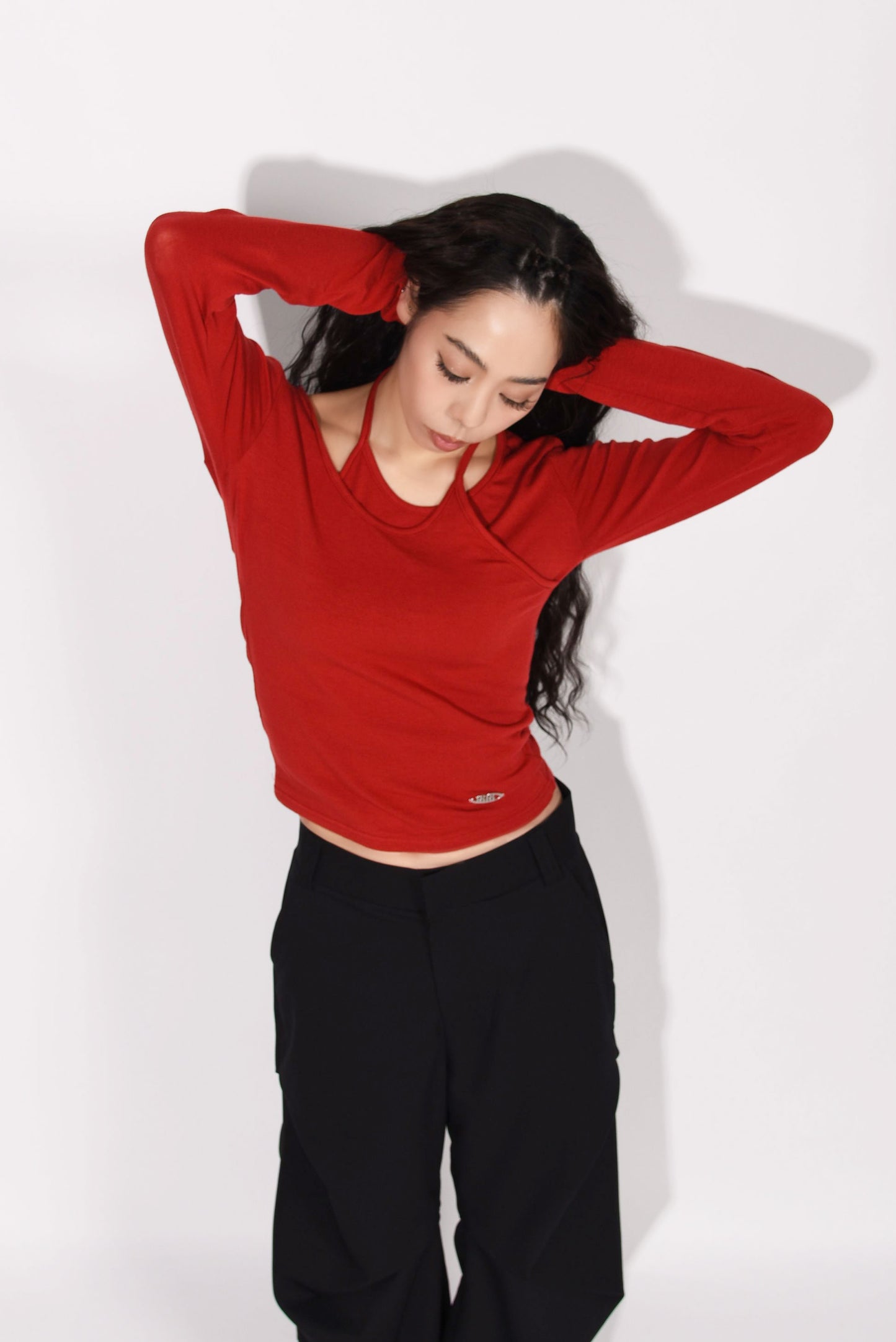 LAYERED CUTSEW red