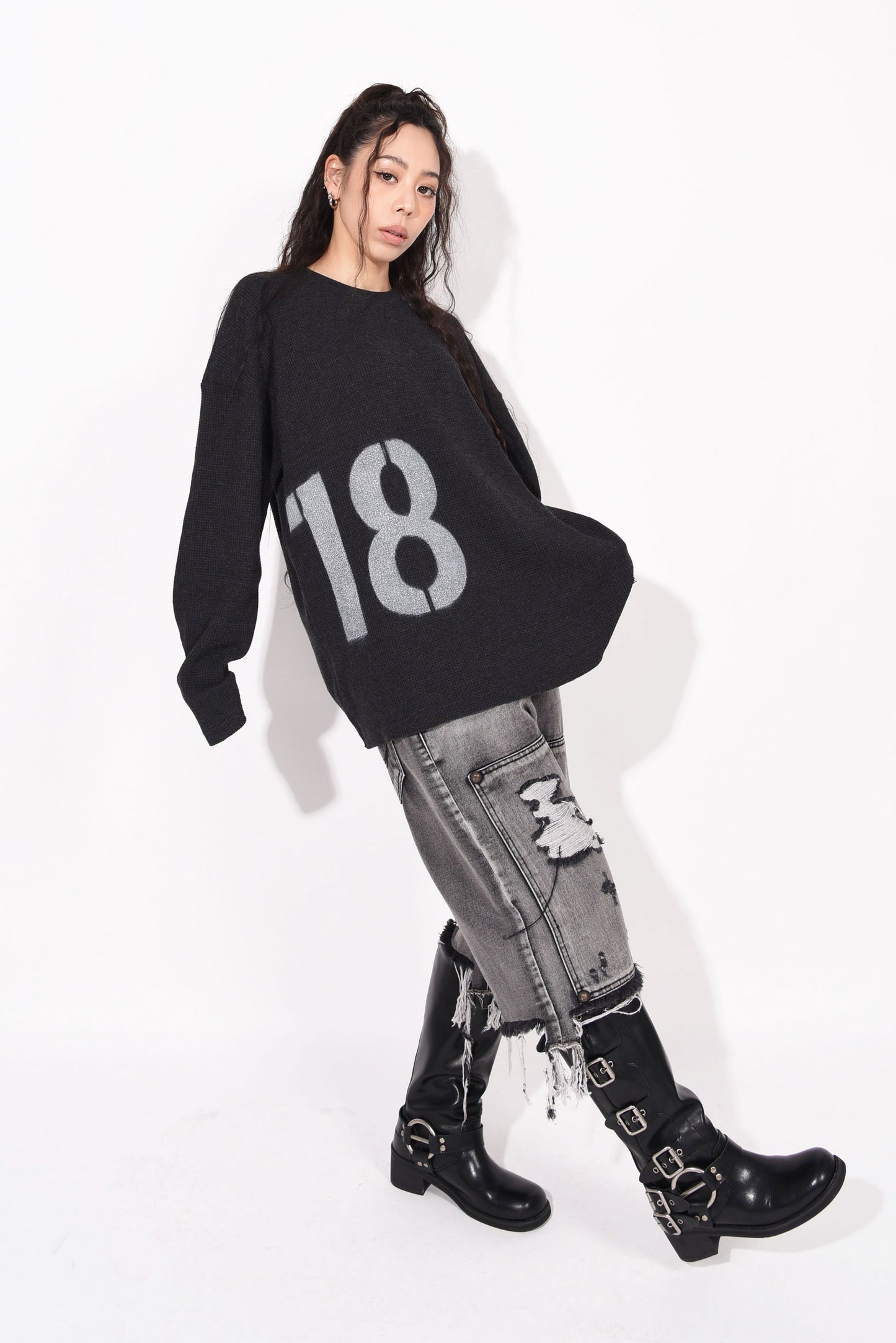 THERMAL CUTSEW black