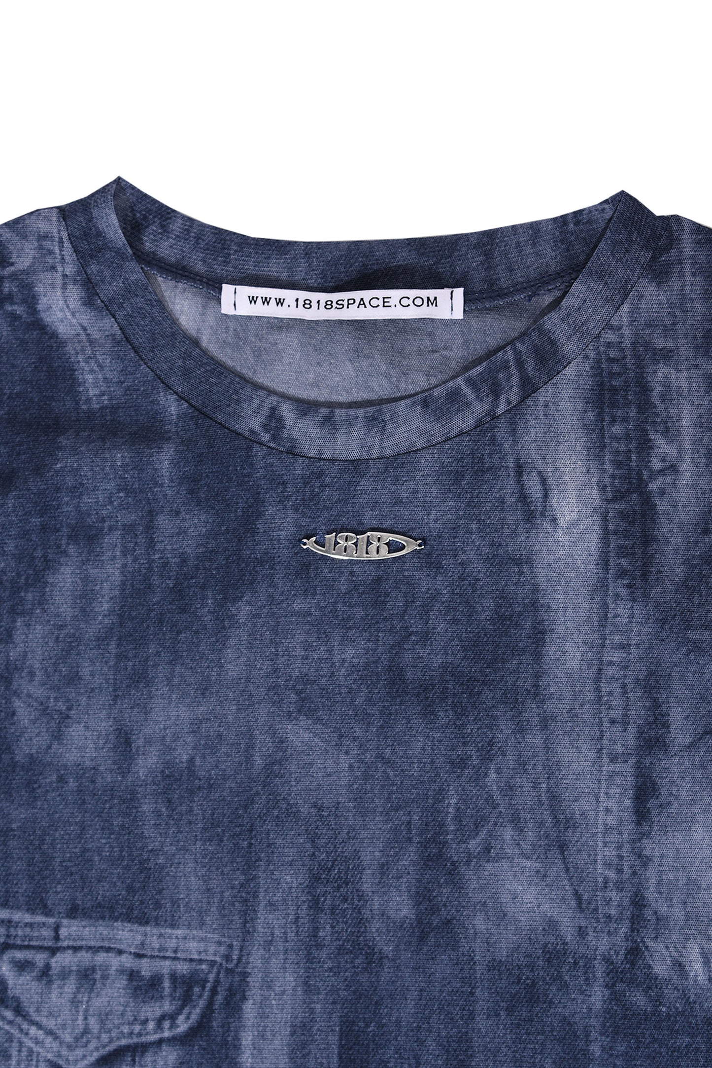 SHEER TOPS blue