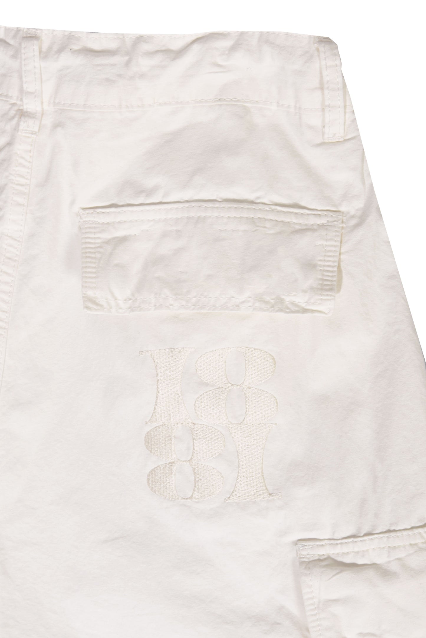CARGO PANTS white
