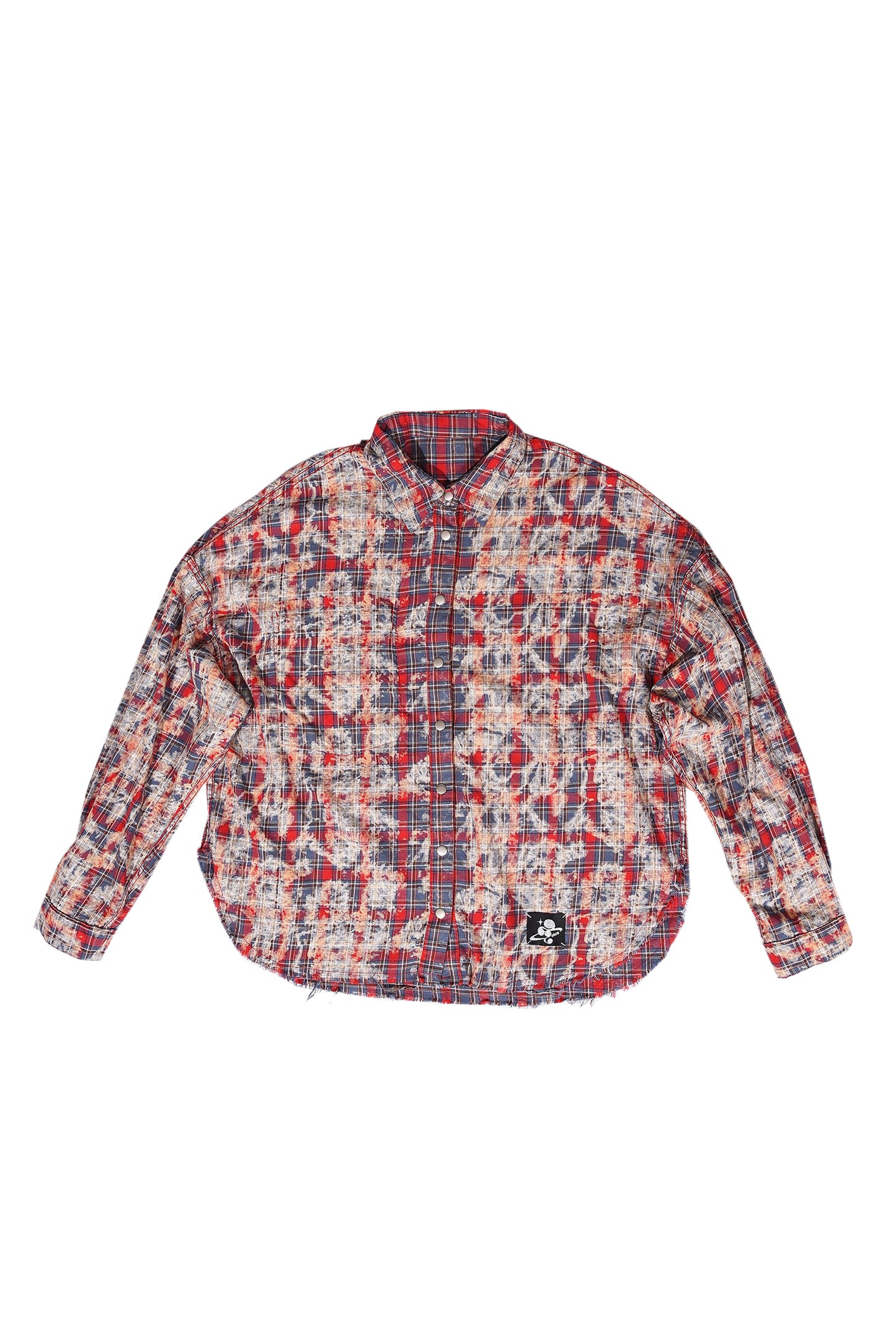DAMAGE CHECK SHIRT red