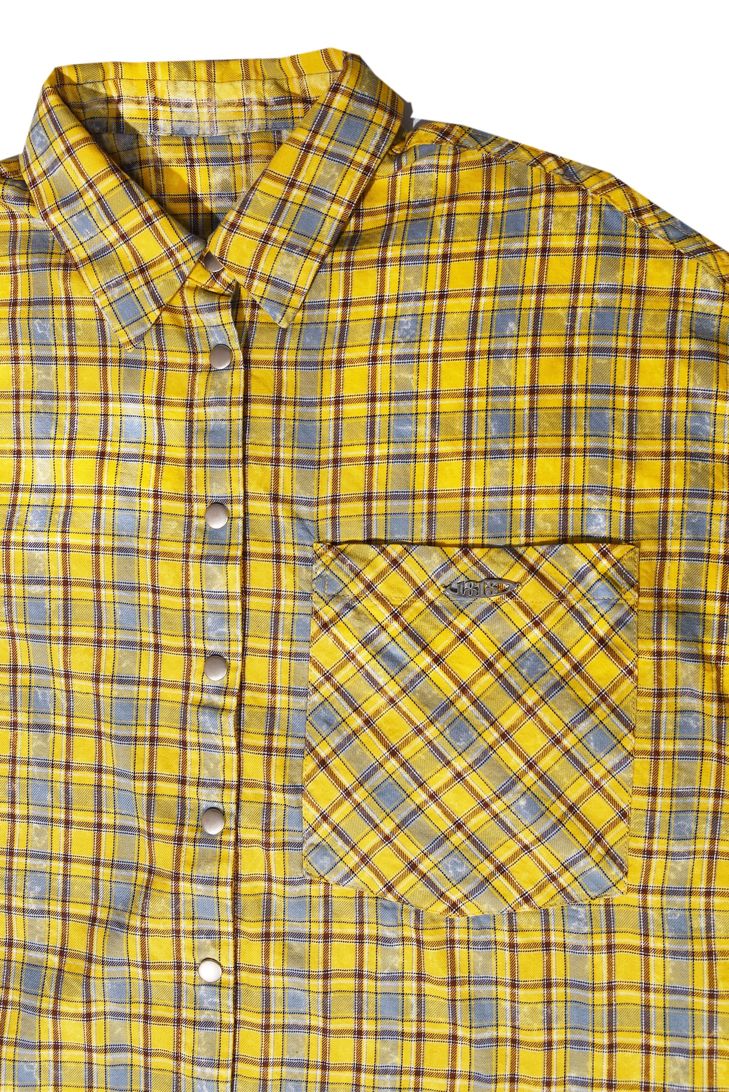 DAMAGE CHECK SHIRT yellow