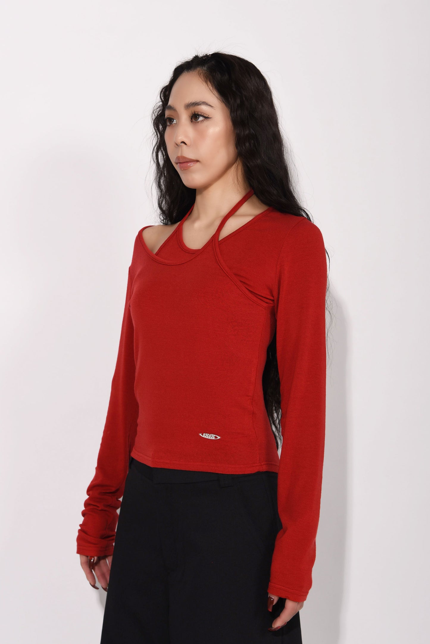 LAYERED CUTSEW red