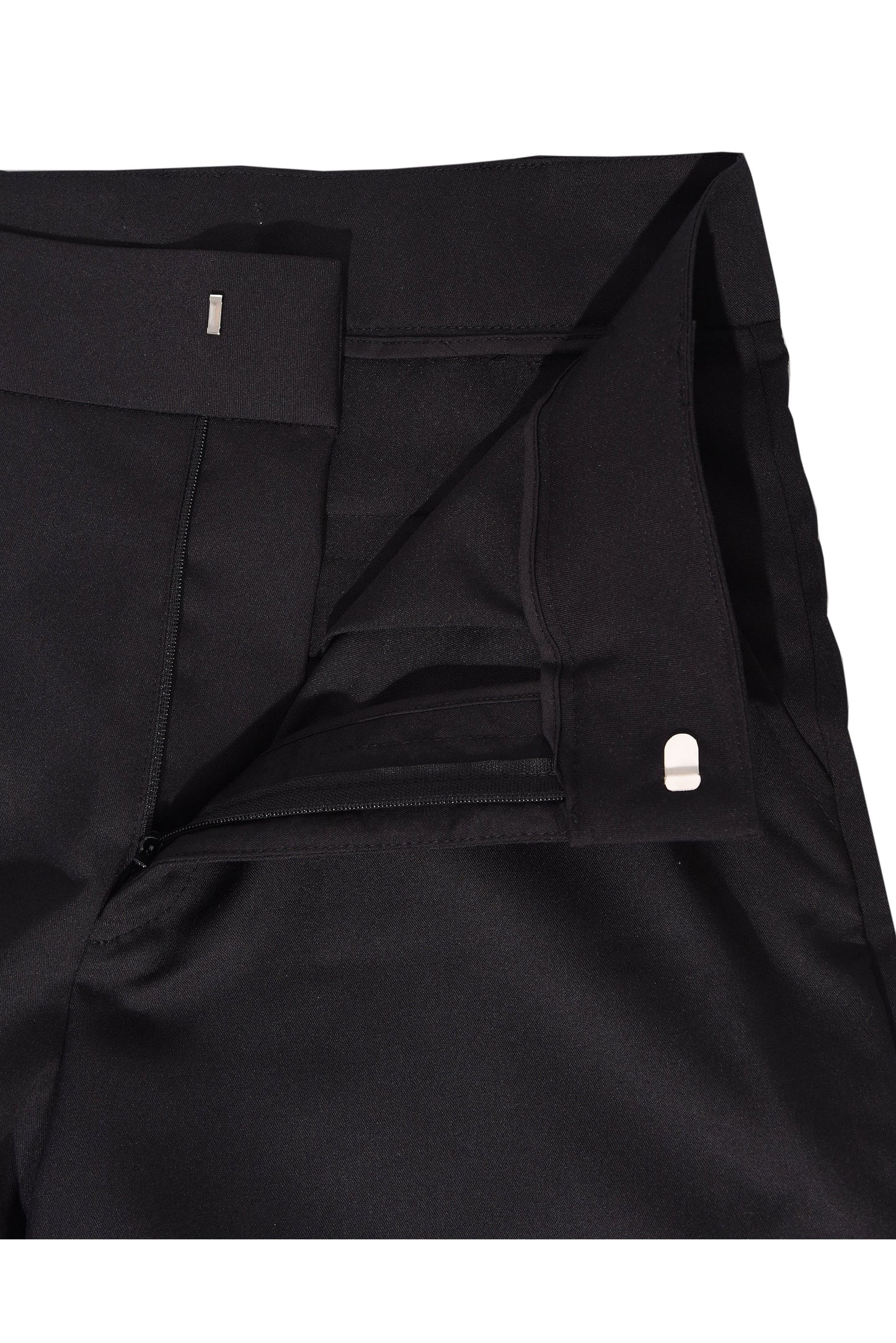 SHIRRING SLACKS PANTS black