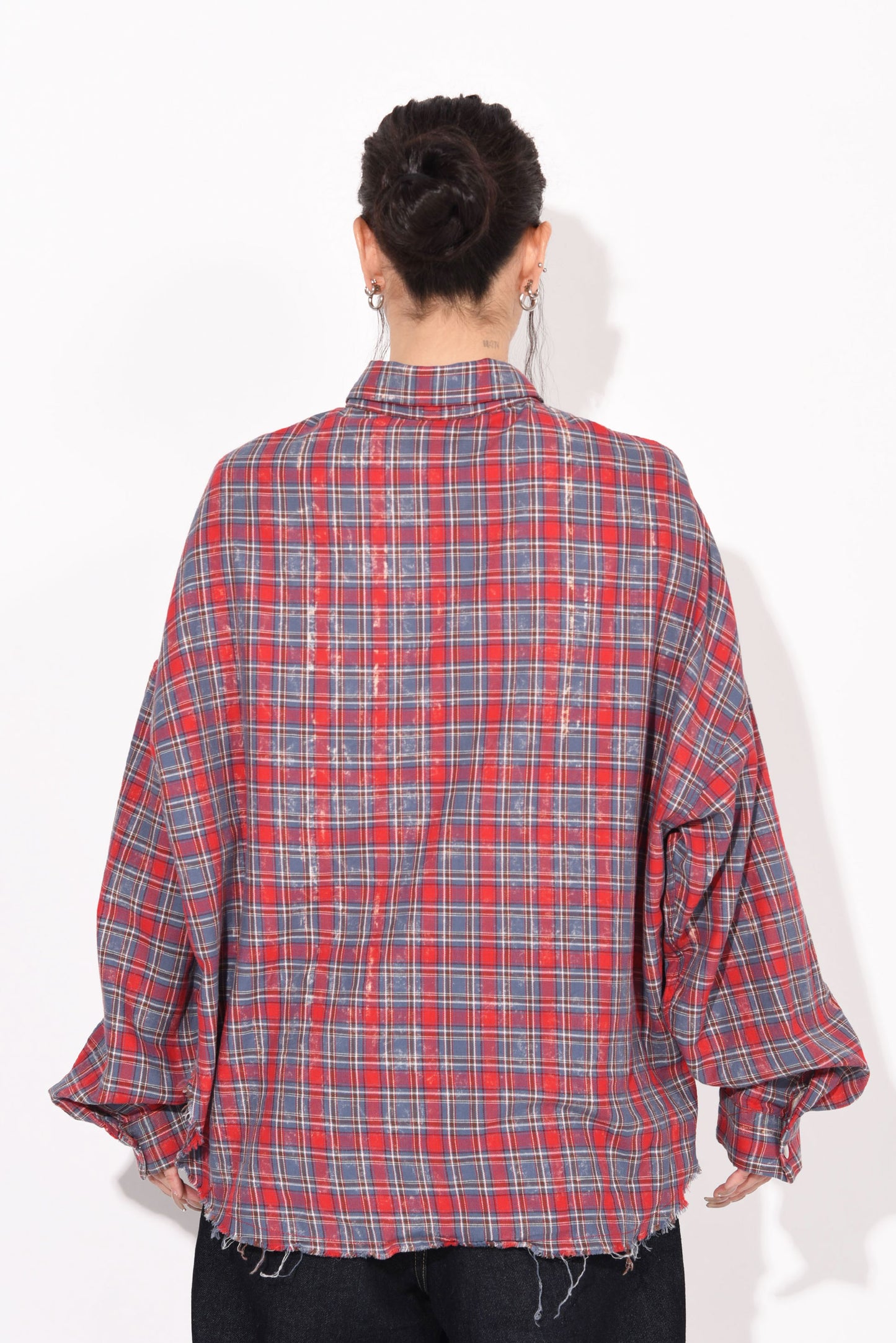 DAMAGE CHECK SHIRT red