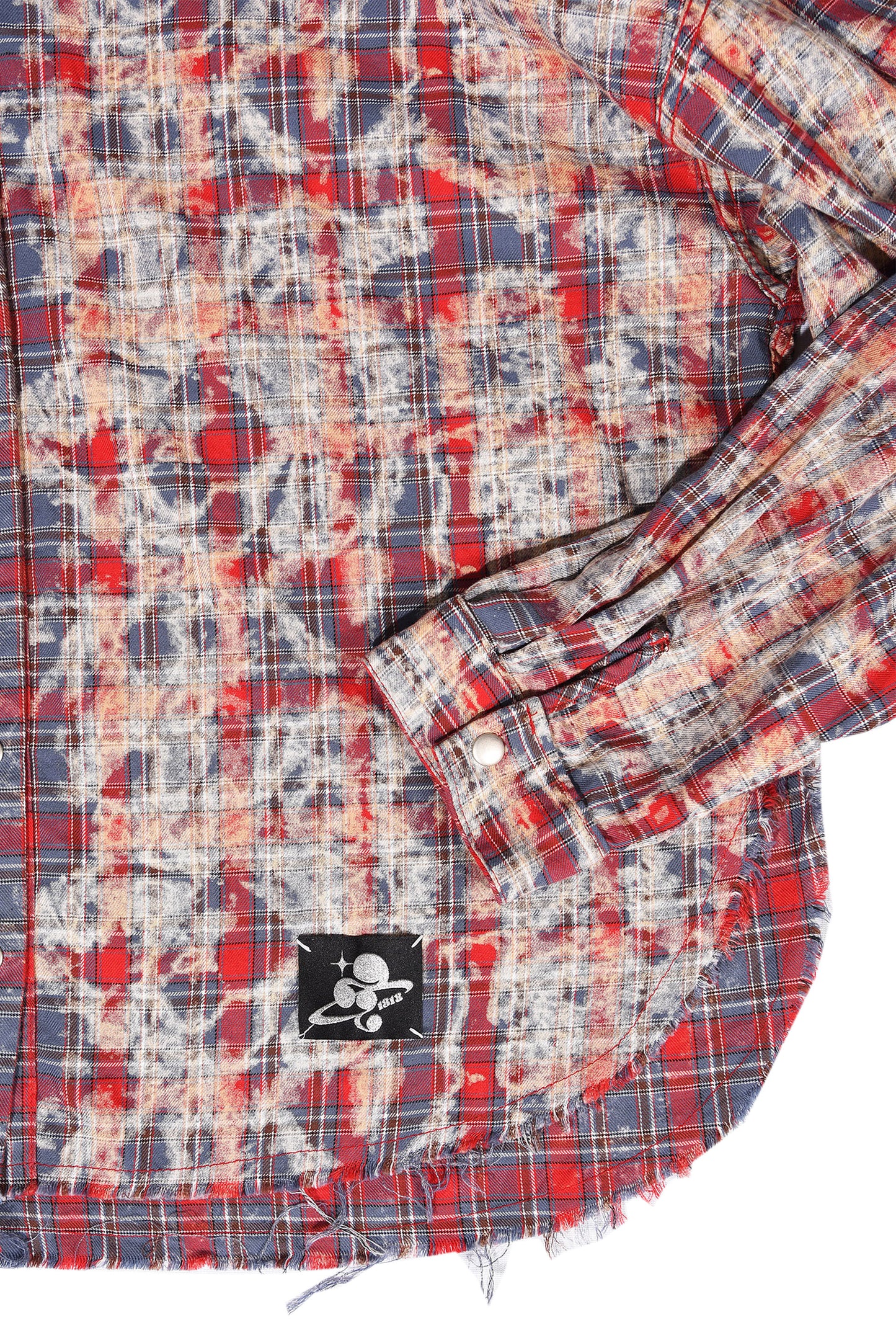 DAMAGE CHECK SHIRT red