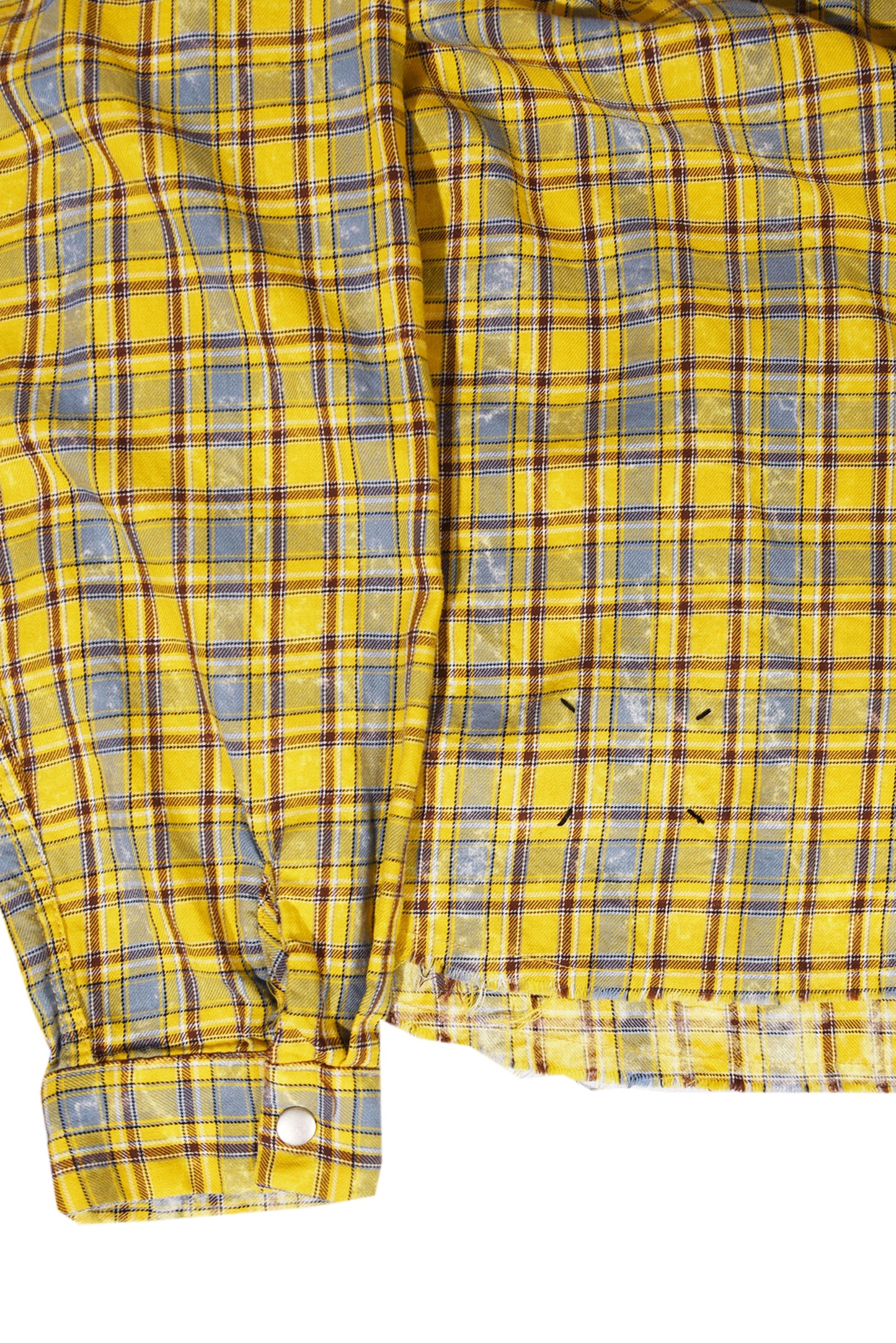 DAMAGE CHECK SHIRT yellow