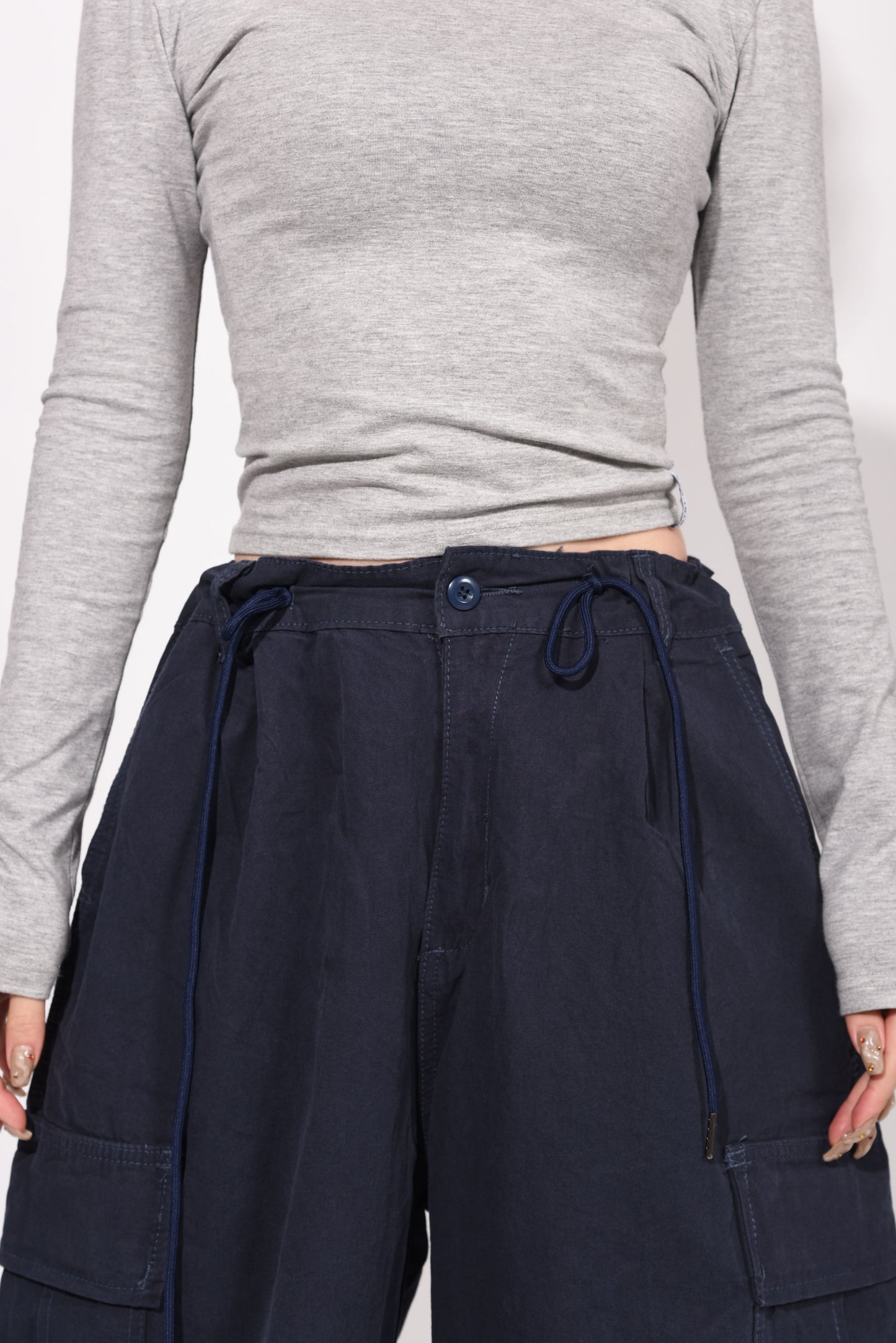 CARGO PANTS navy