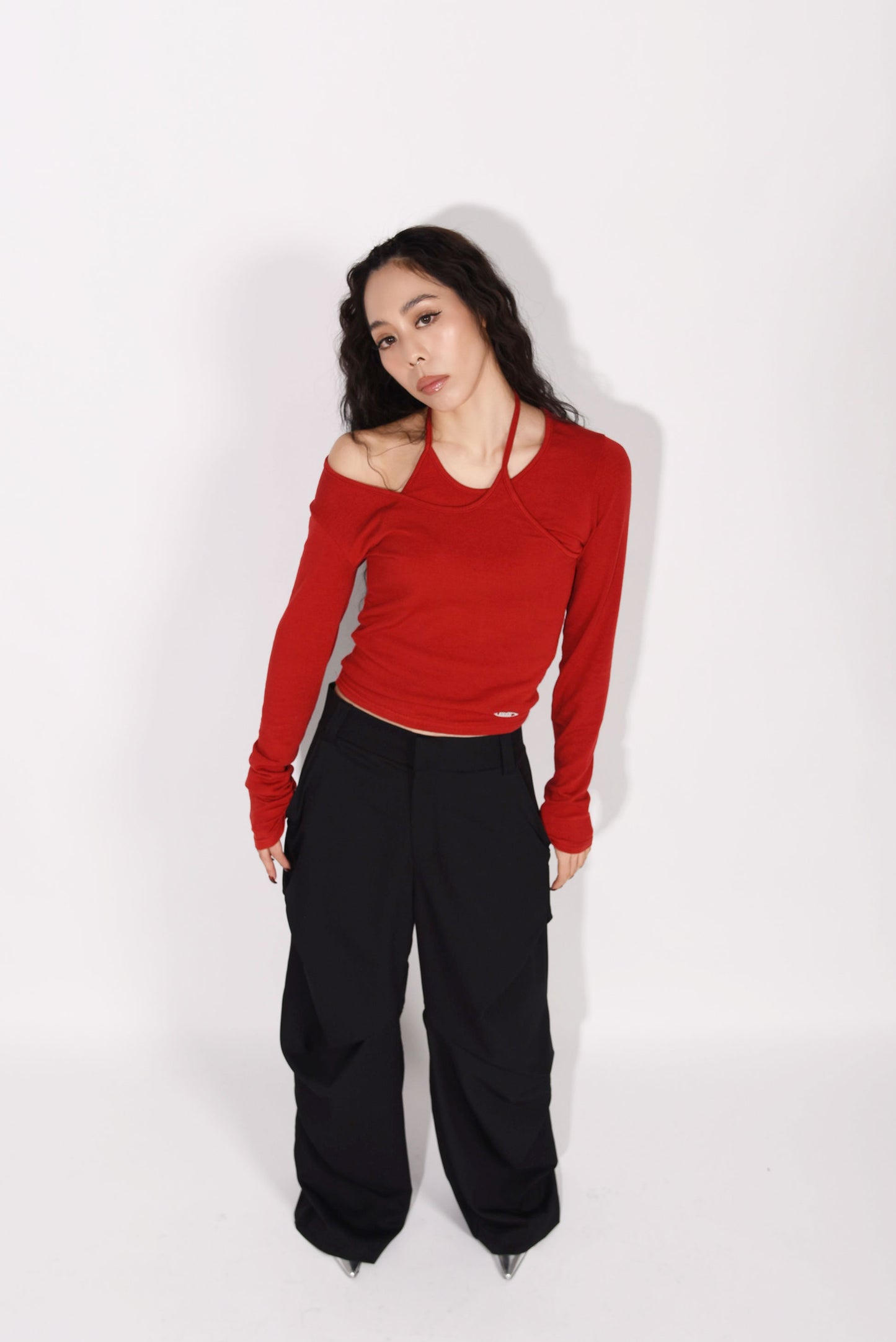 LAYERED CUTSEW red