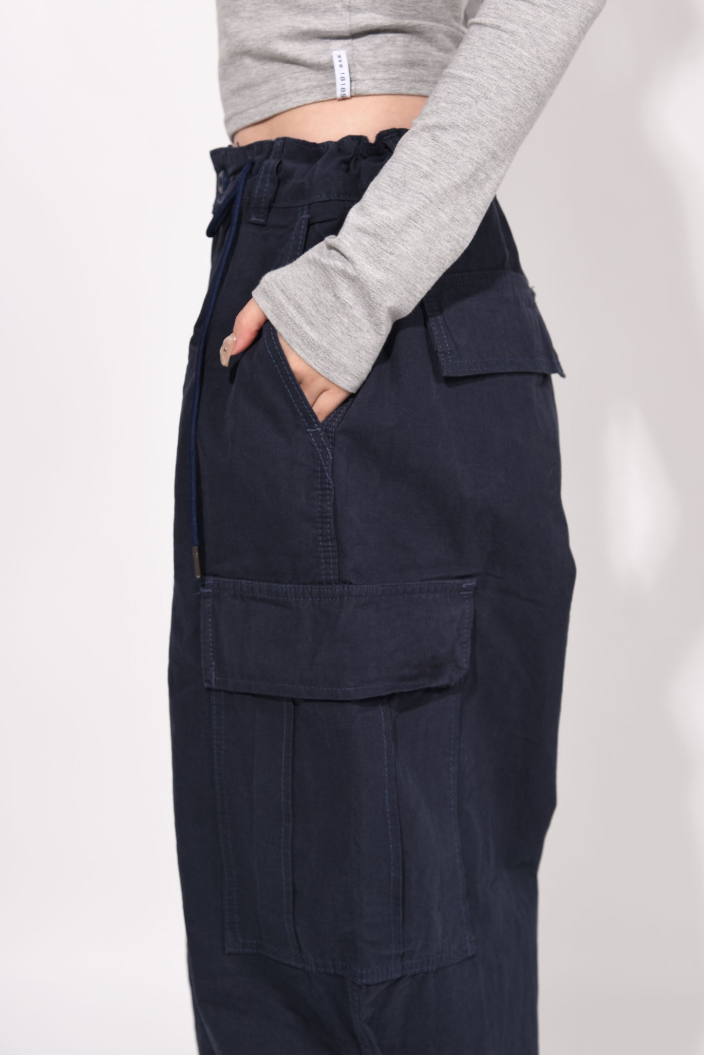 CARGO PANTS navy