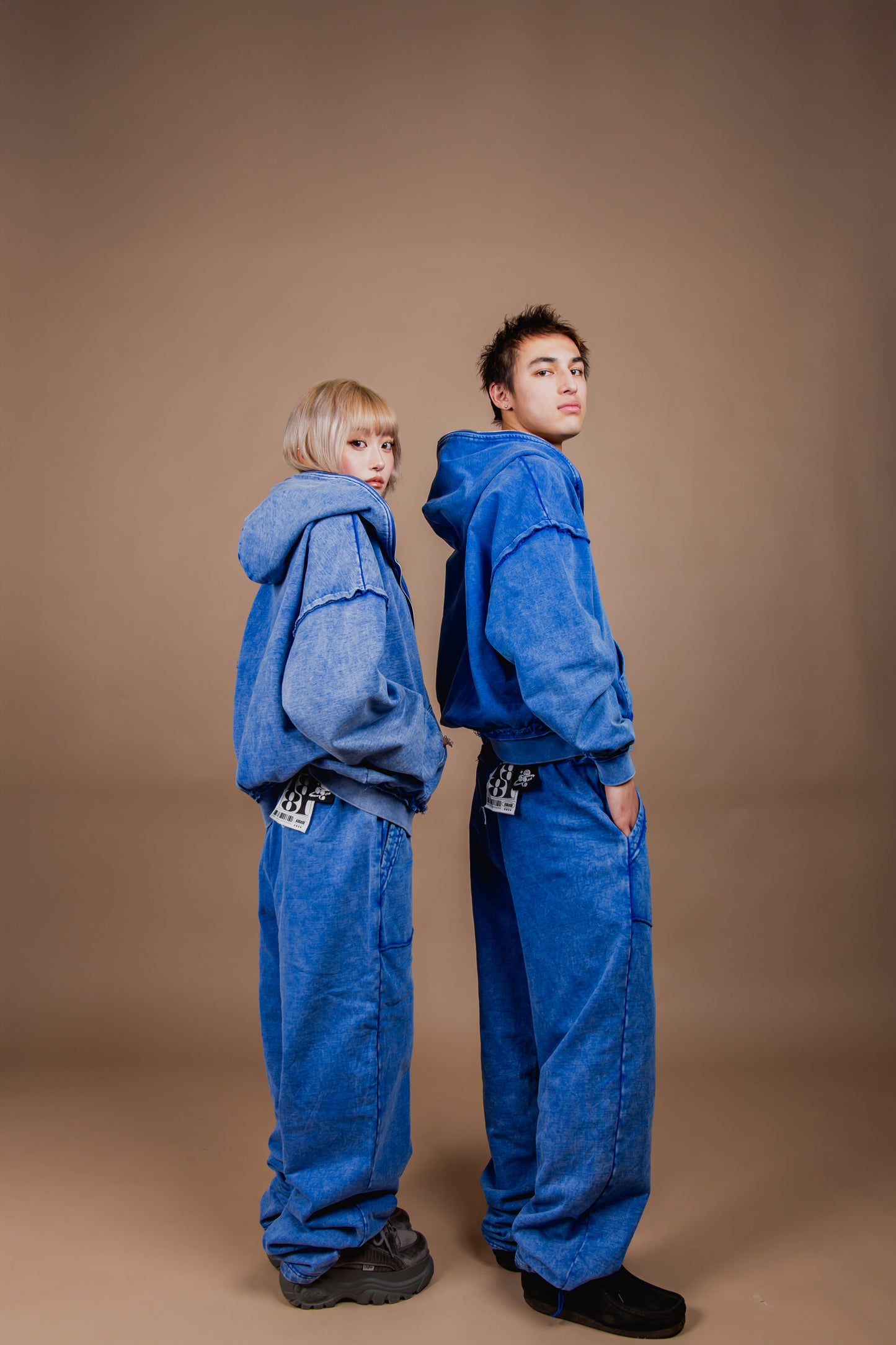 WASHED Series 2PIECE Set Hoodie + Pants