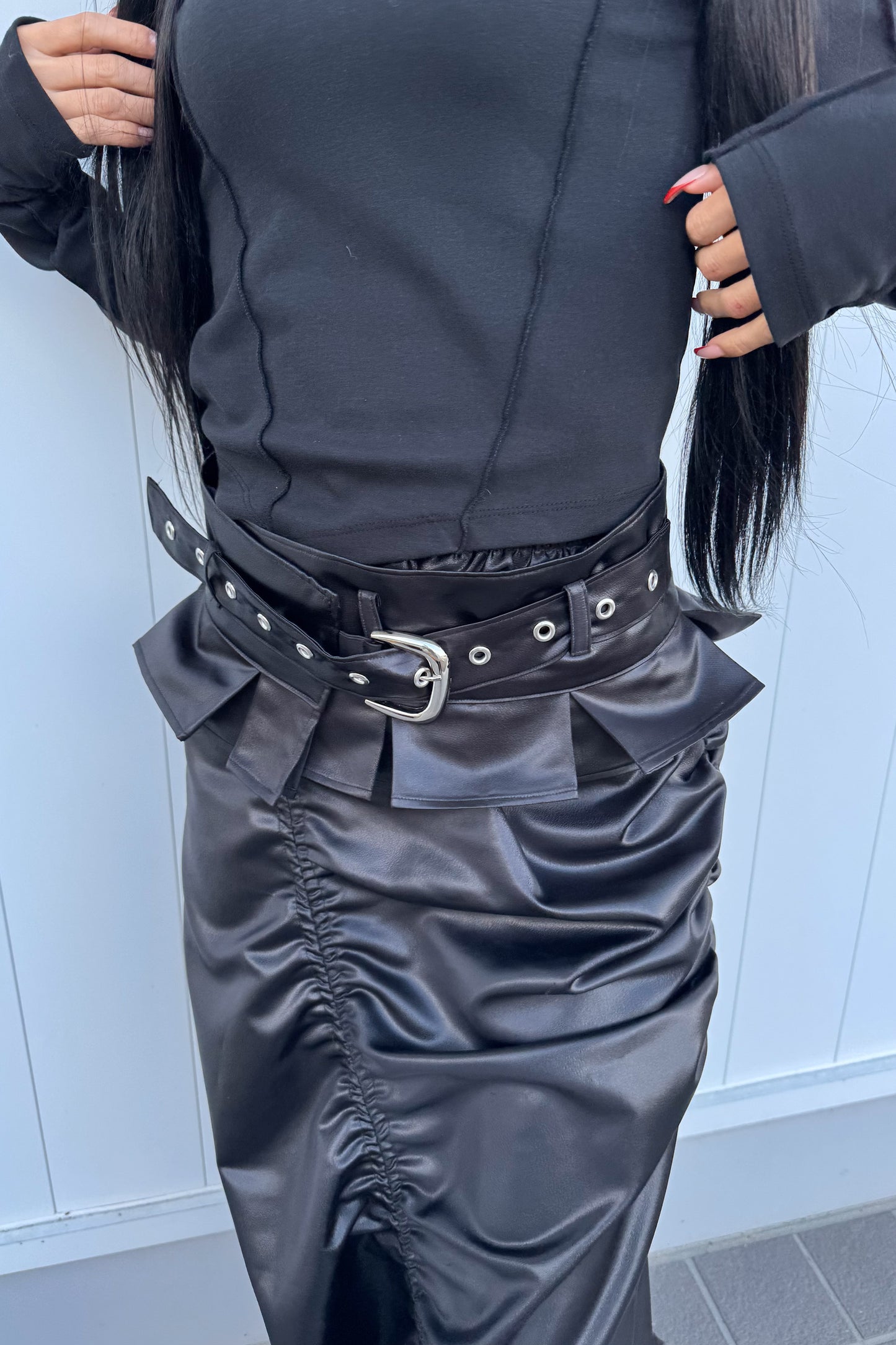 FAKE LEATHER BELT