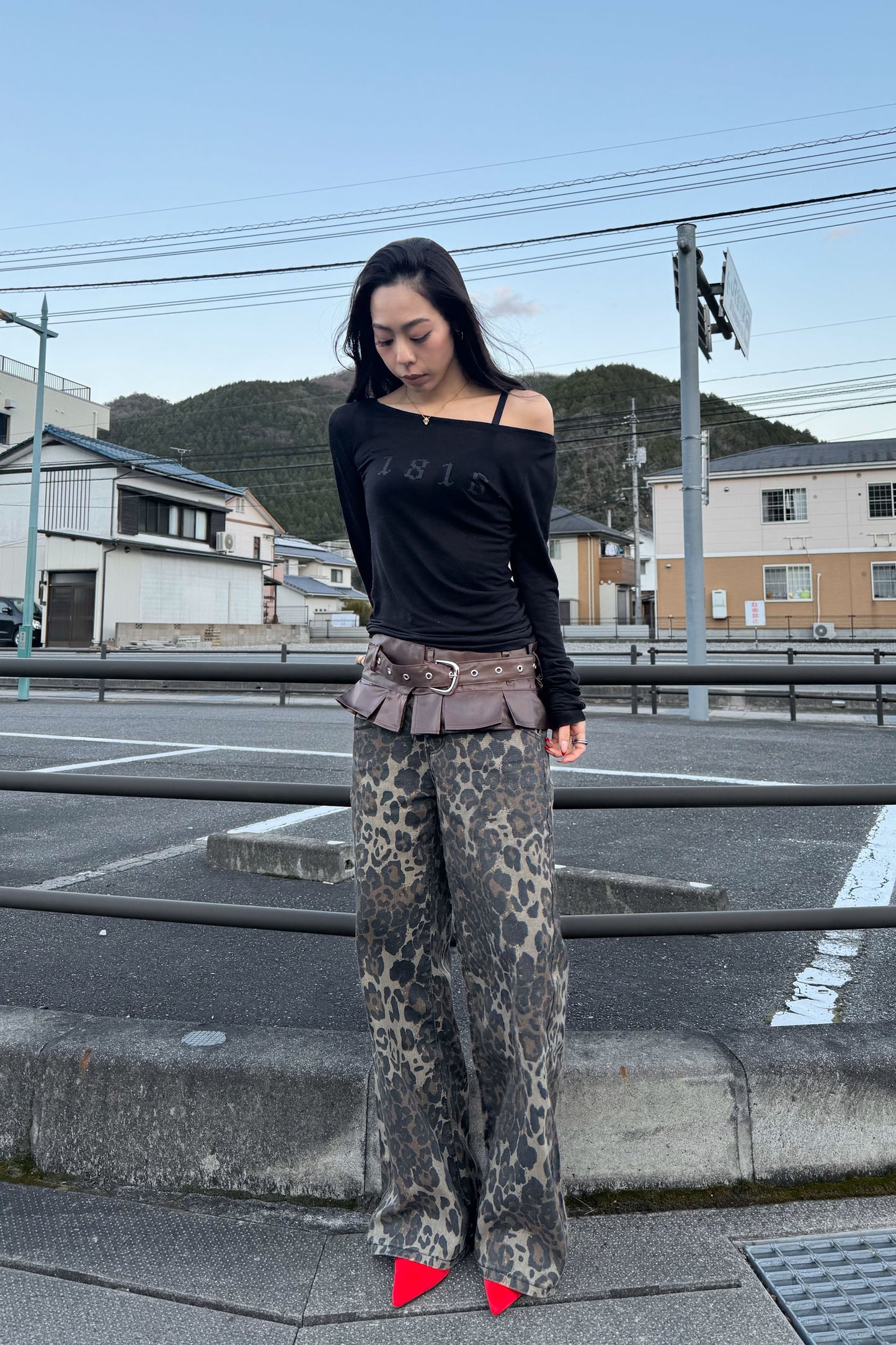 FAKE LEATHER BELT