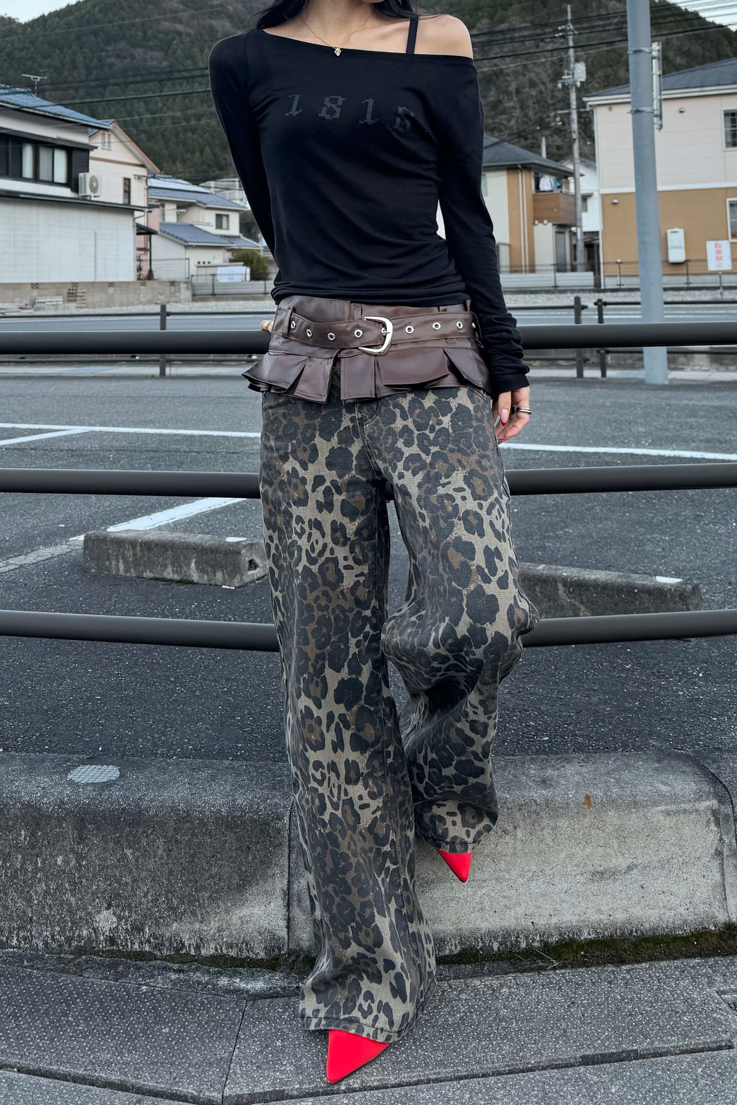FAKE LEATHER BELT