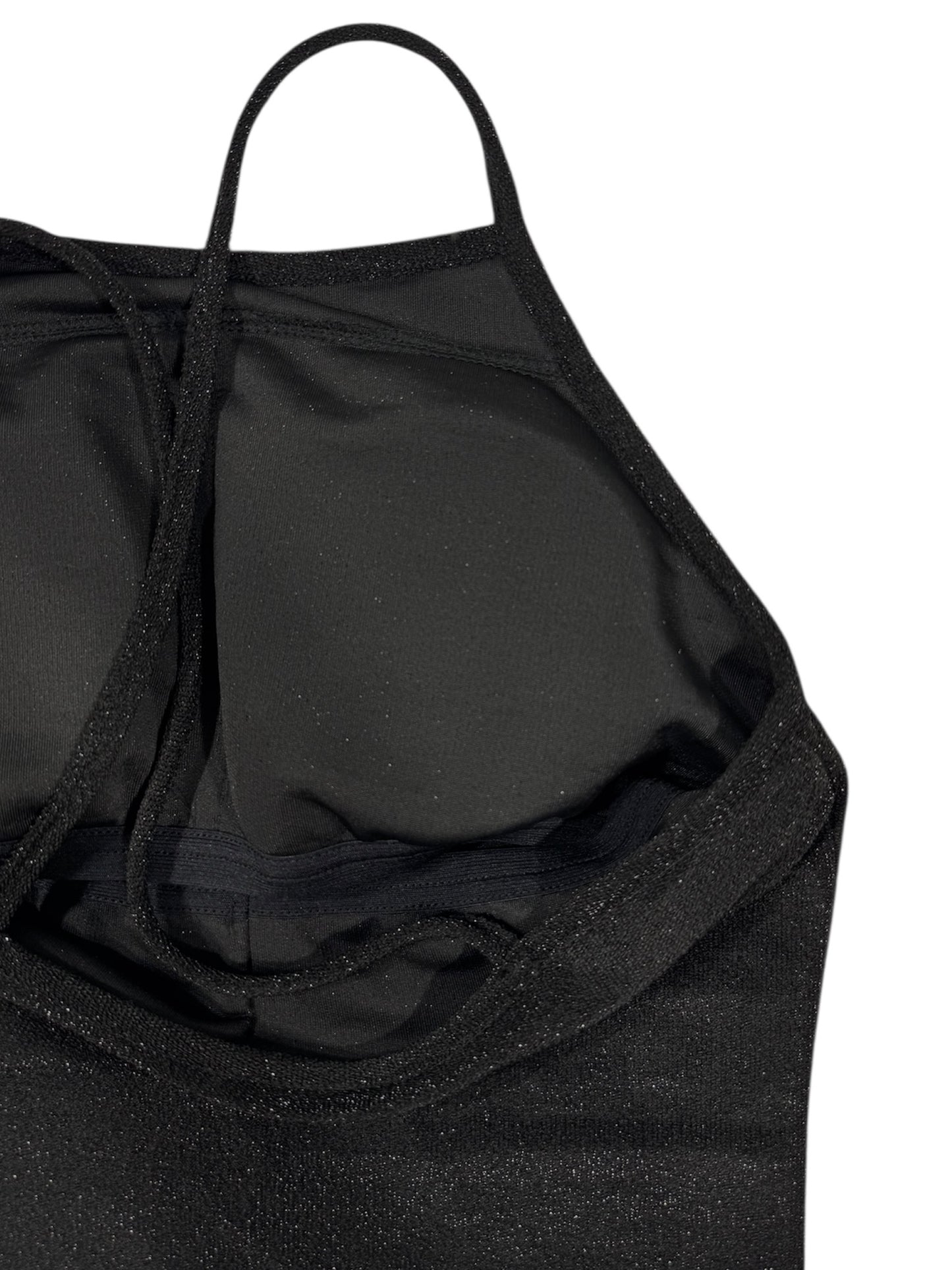 GLITTER CAMI black