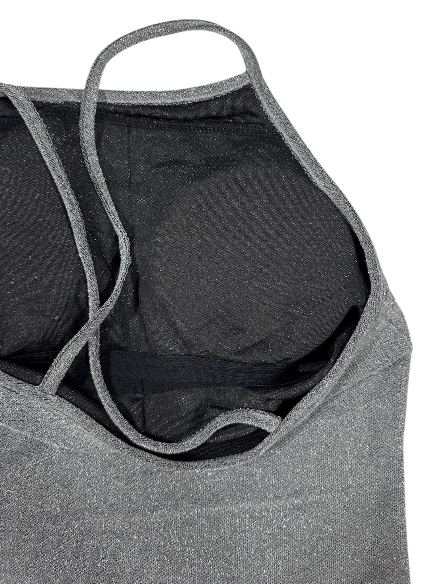 GLITTER CAMI silver