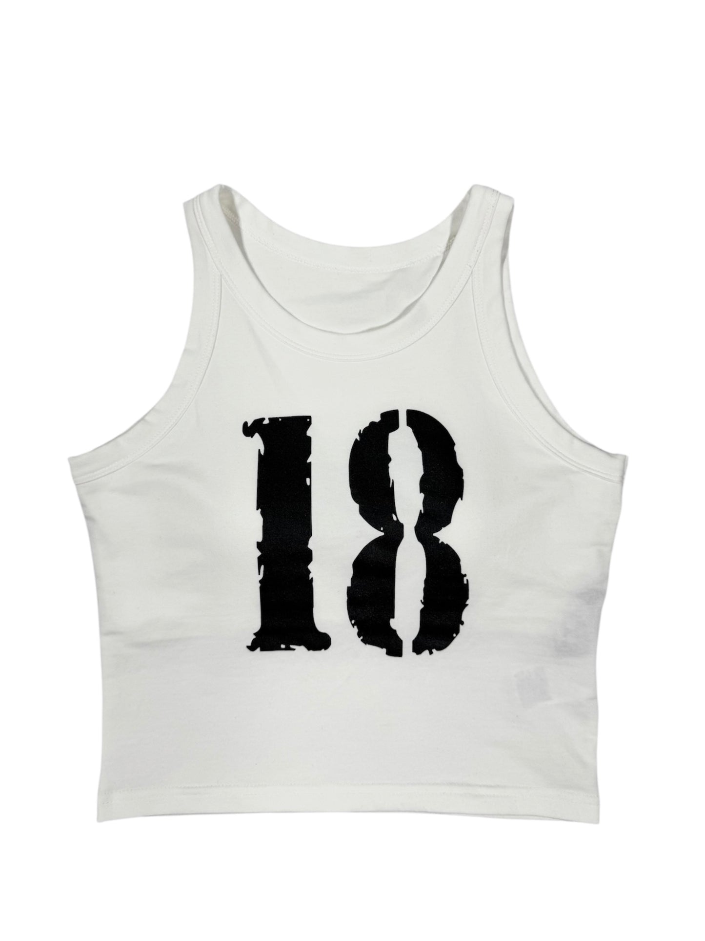 NUMBERING TANKTOP white