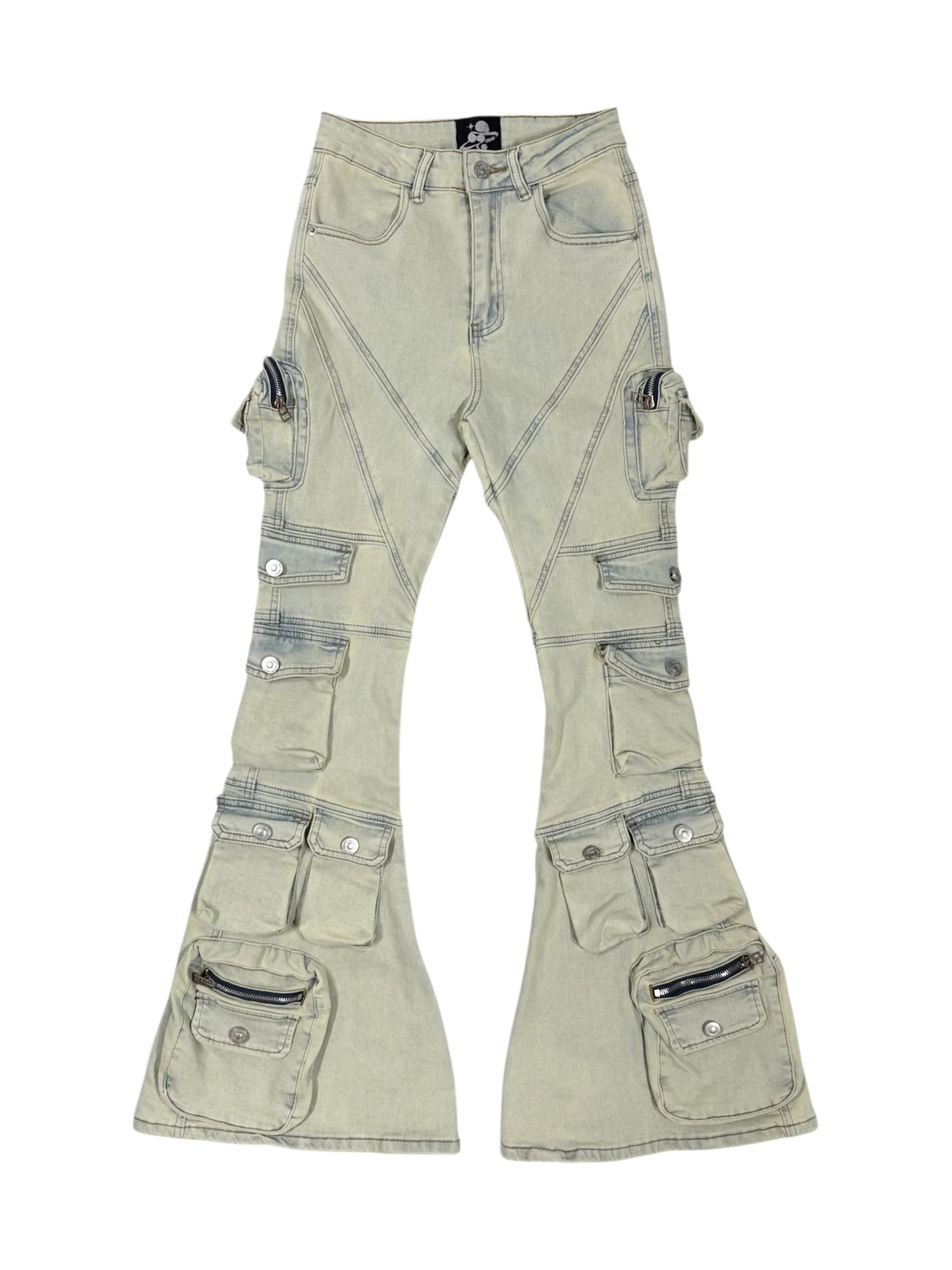 POCKET FLARE DENIM wash