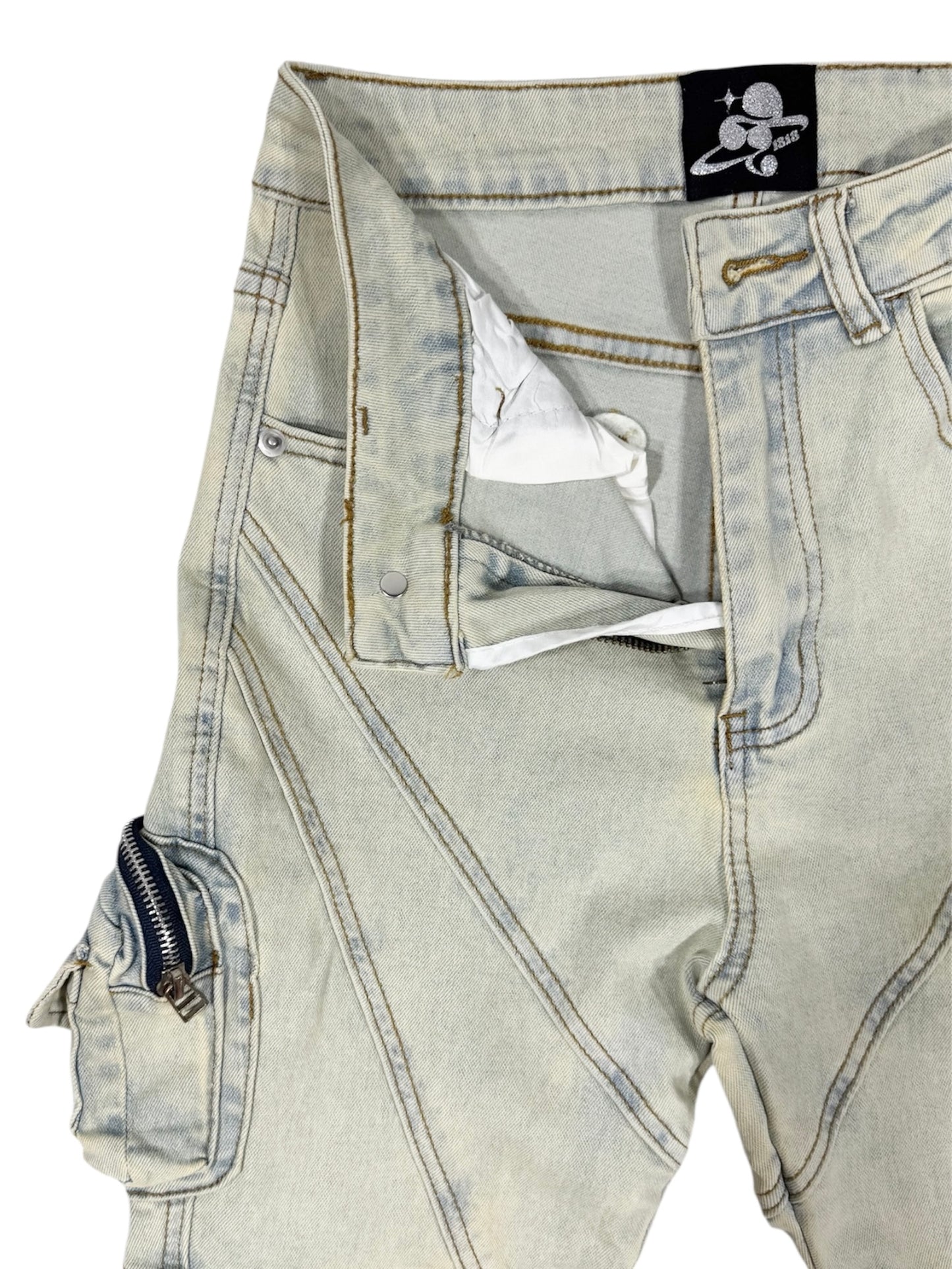 POCKET FLARE DENIM wash