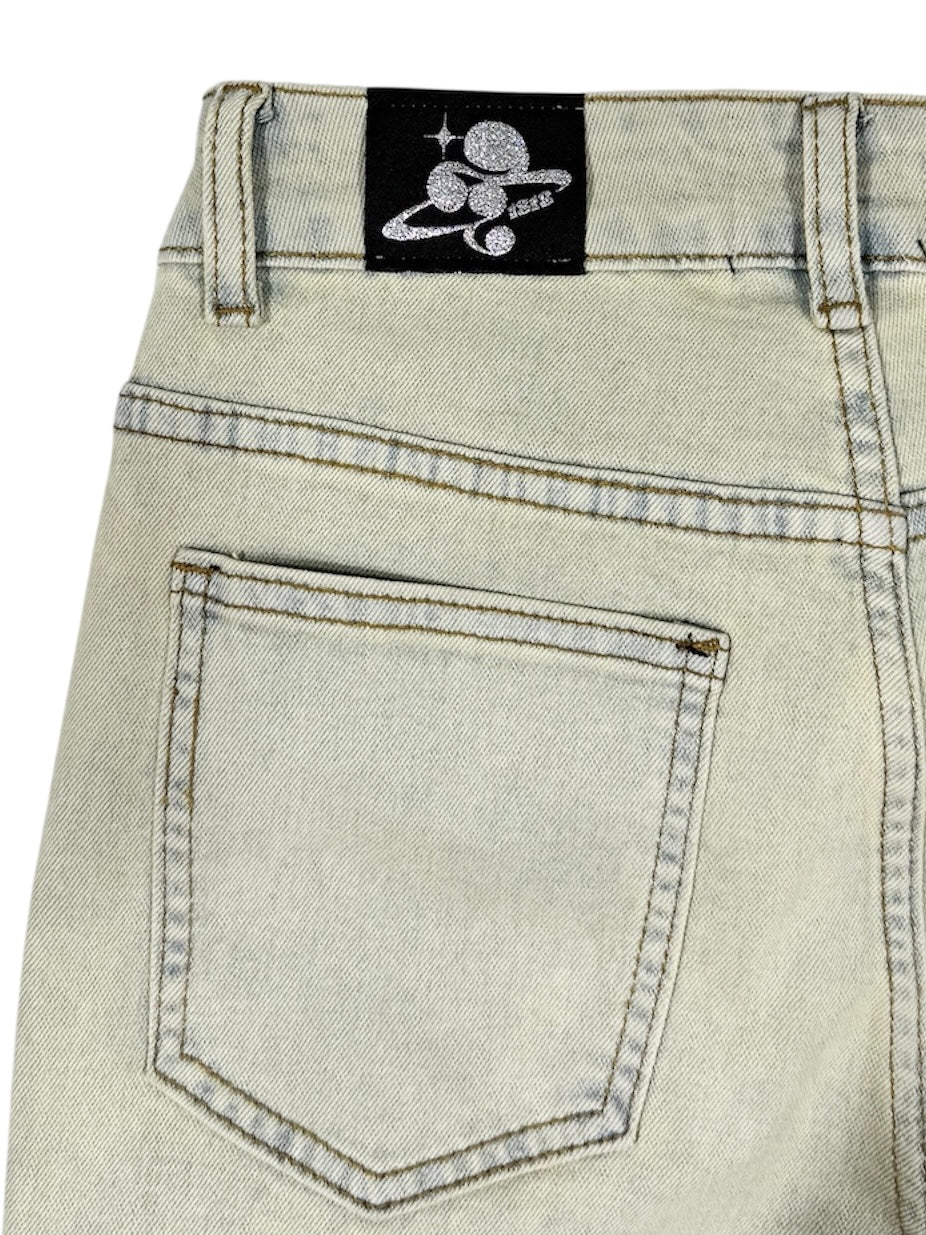 POCKET FLARE DENIM wash