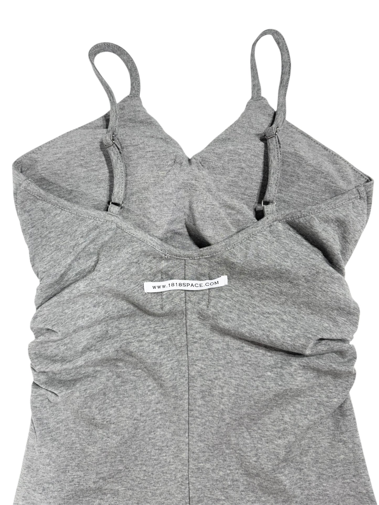 V NECK ONEPIECE gray