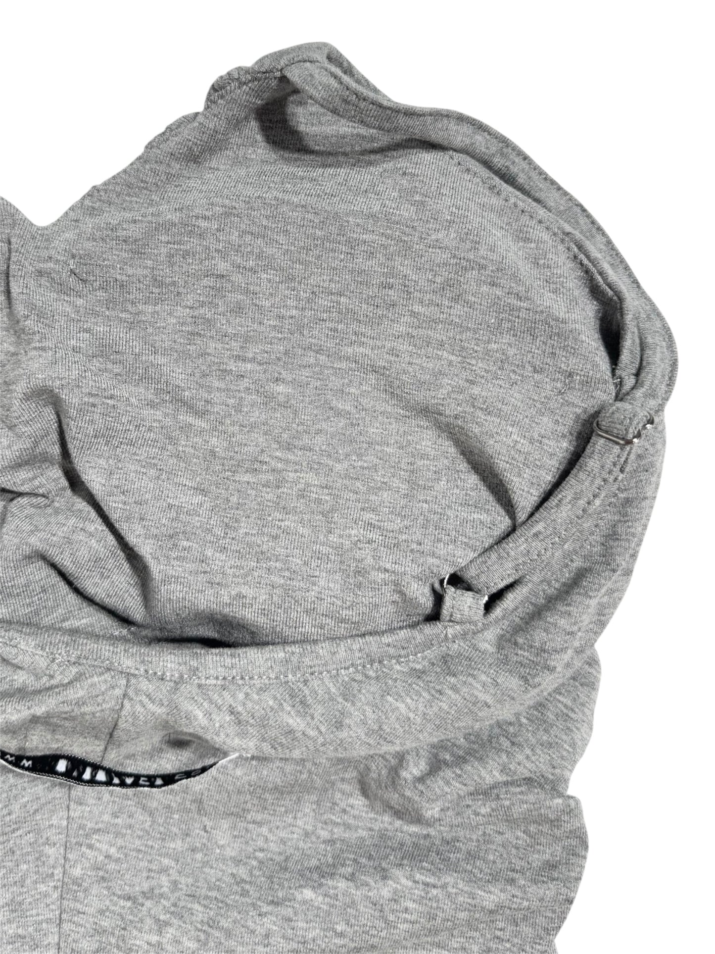 V NECK ONEPIECE gray