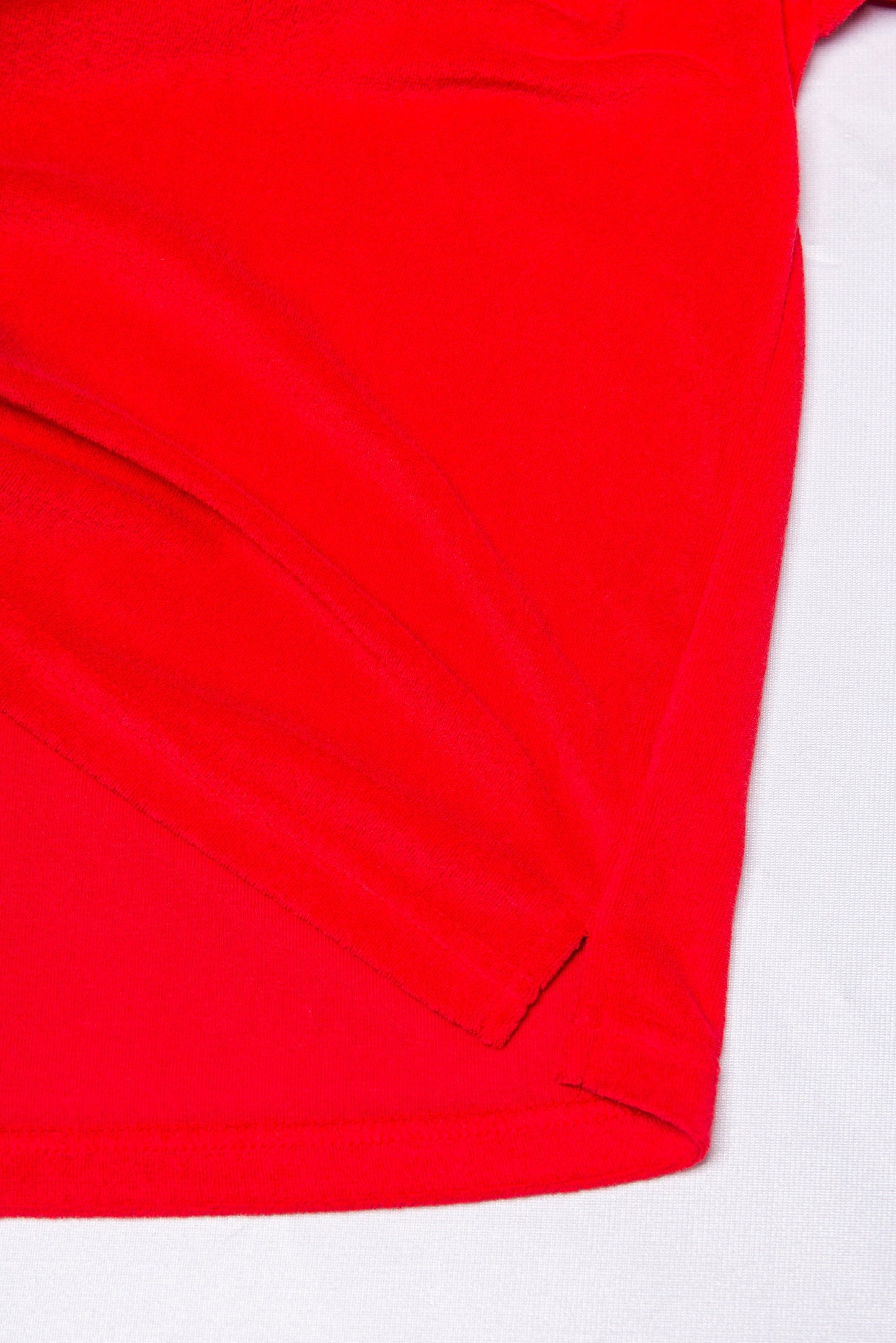 PILE POLO SHIRT red