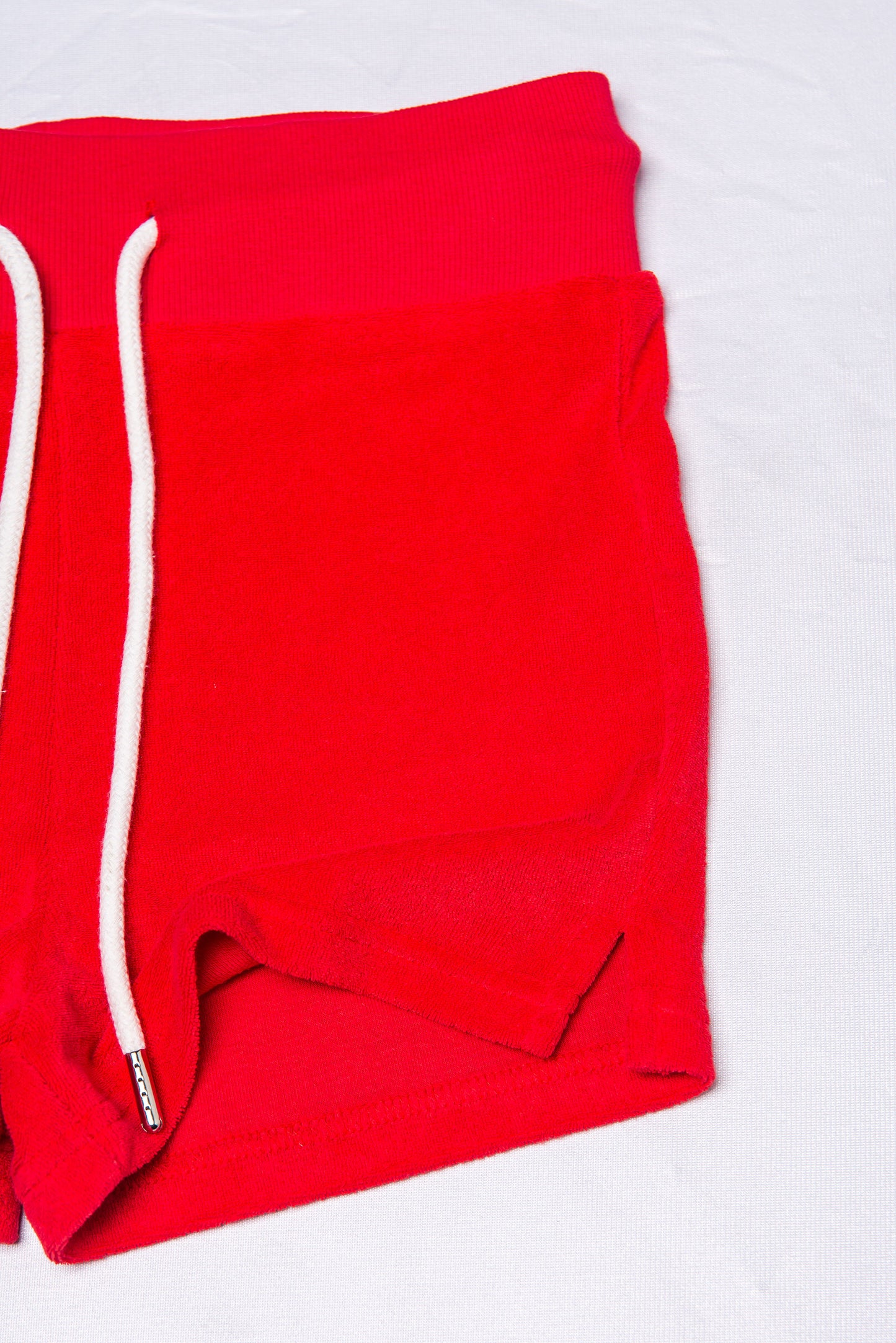 PILE HOT PANTS red