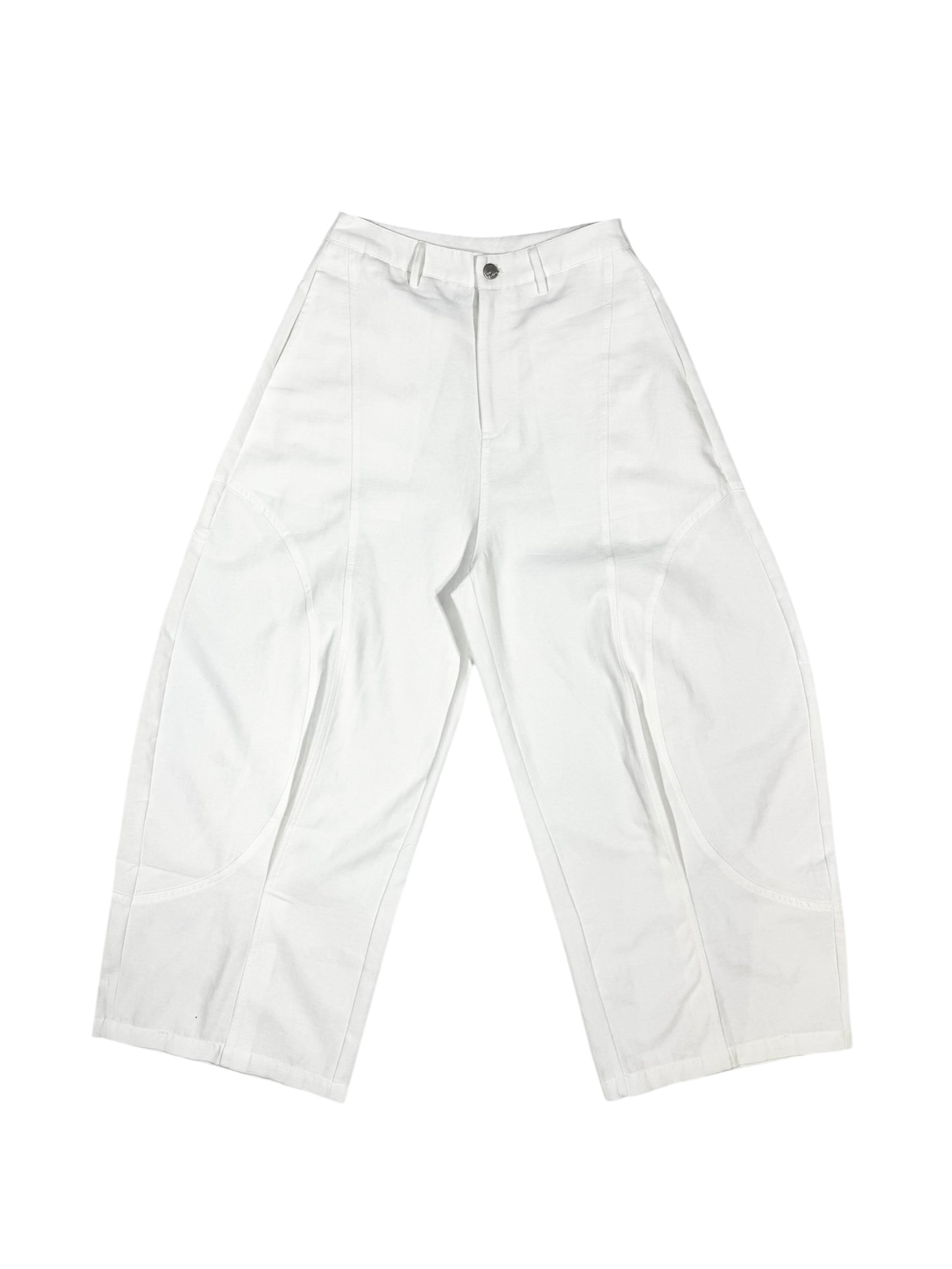 BAGGY PANTS white