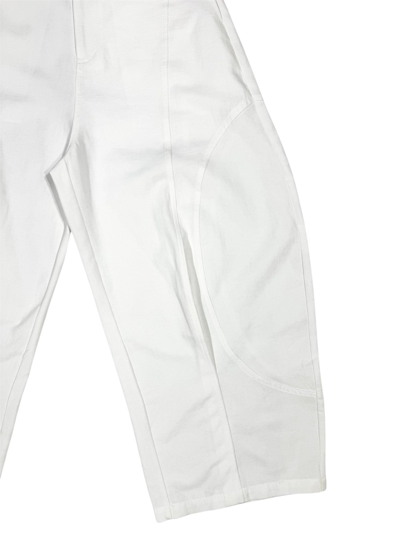 BAGGY PANTS white