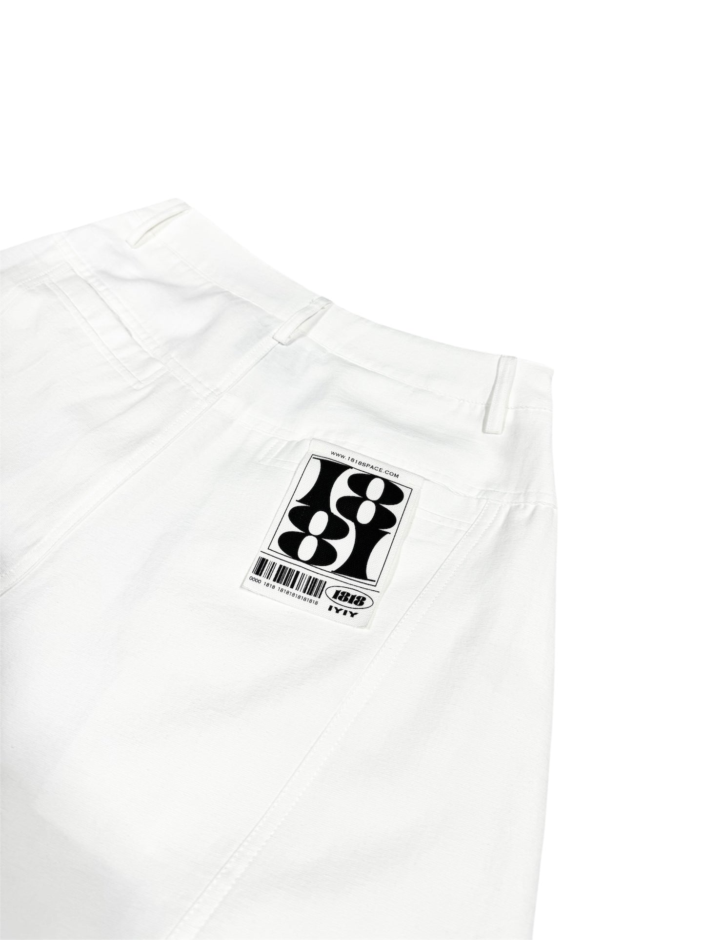 BAGGY PANTS white
