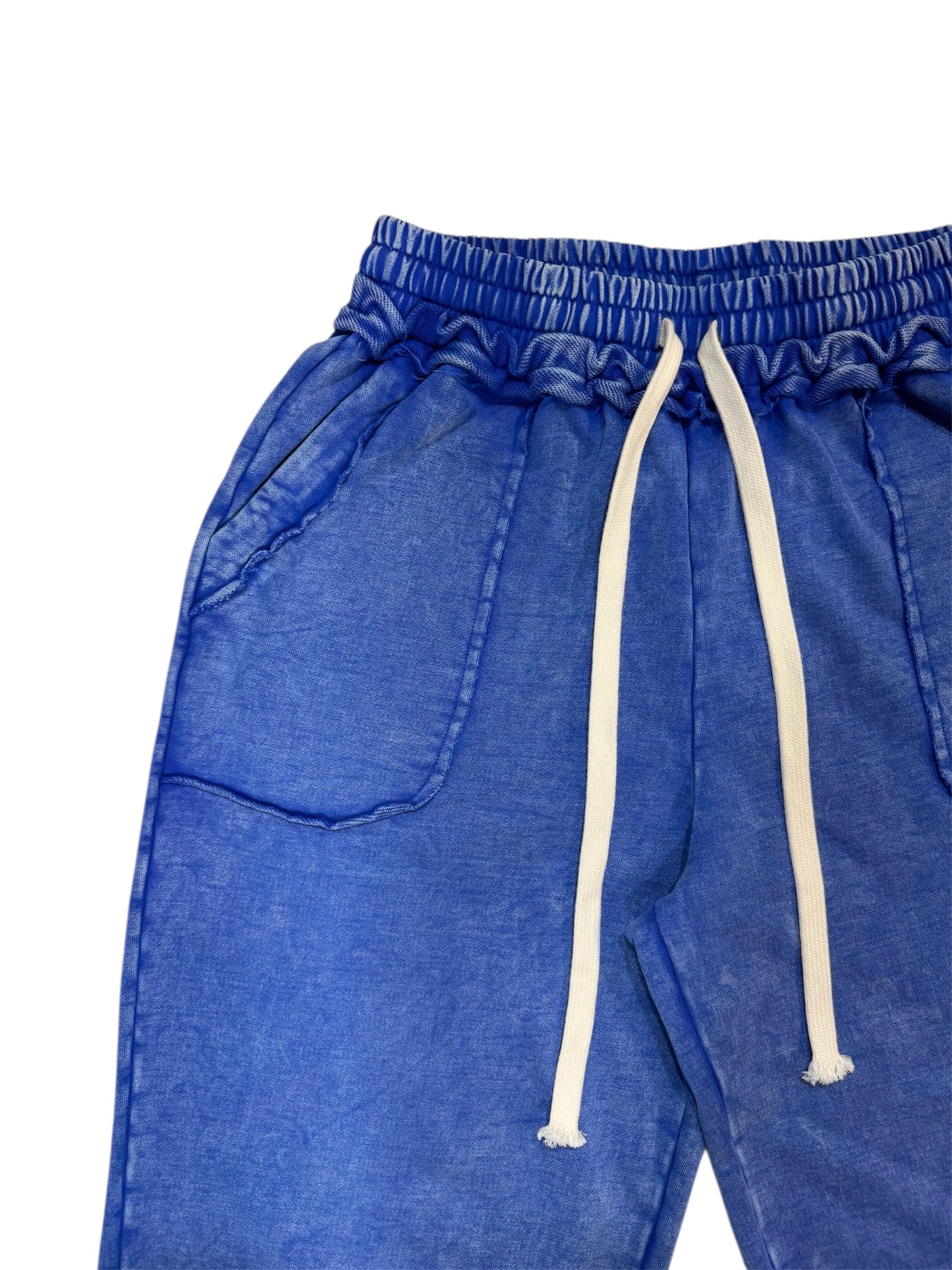 WASHED SWEAT PANTS blue