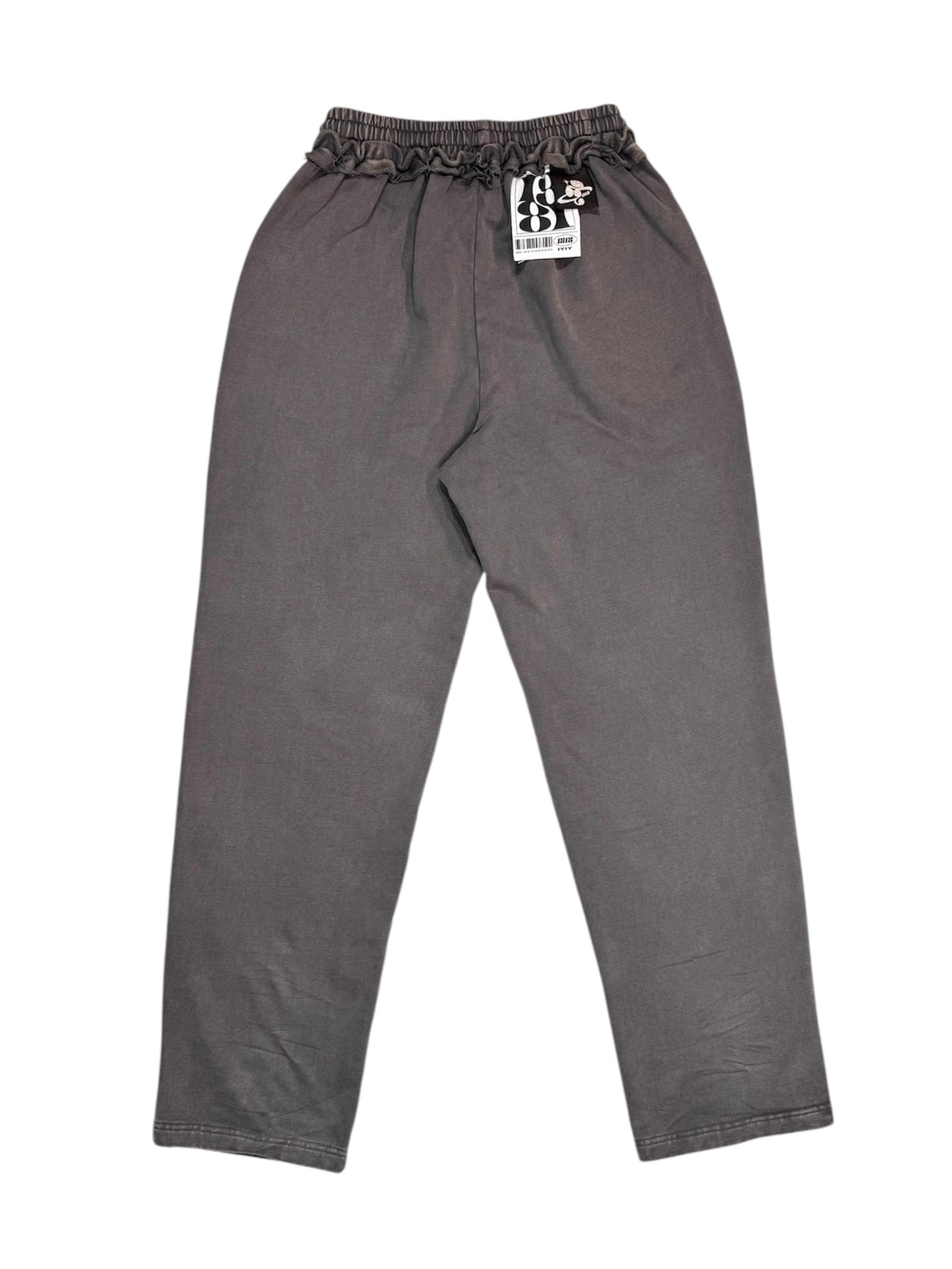 WASHED SWEAT PANTS black