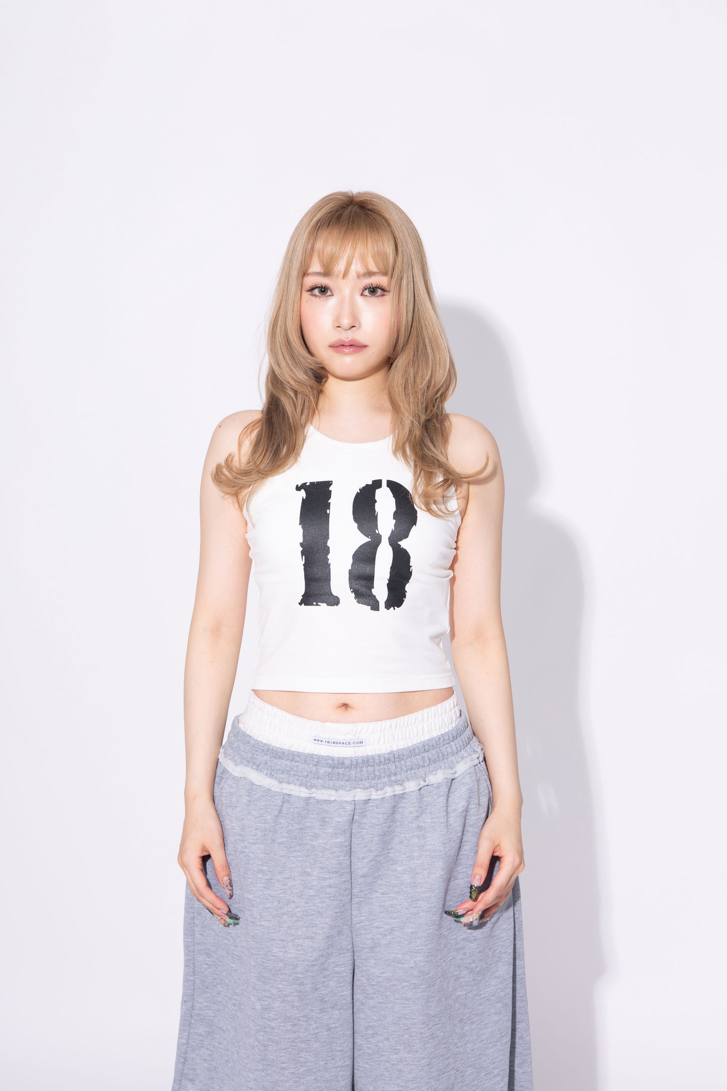 NUMBERING TANKTOP white