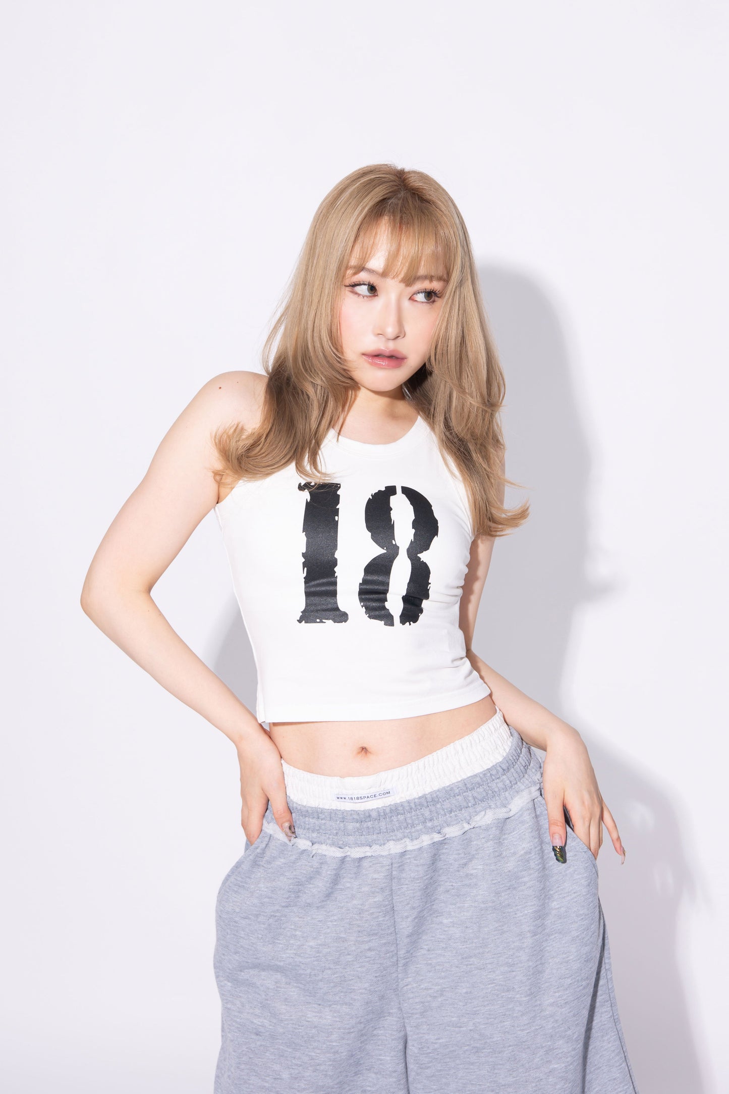 NUMBERING TANKTOP white