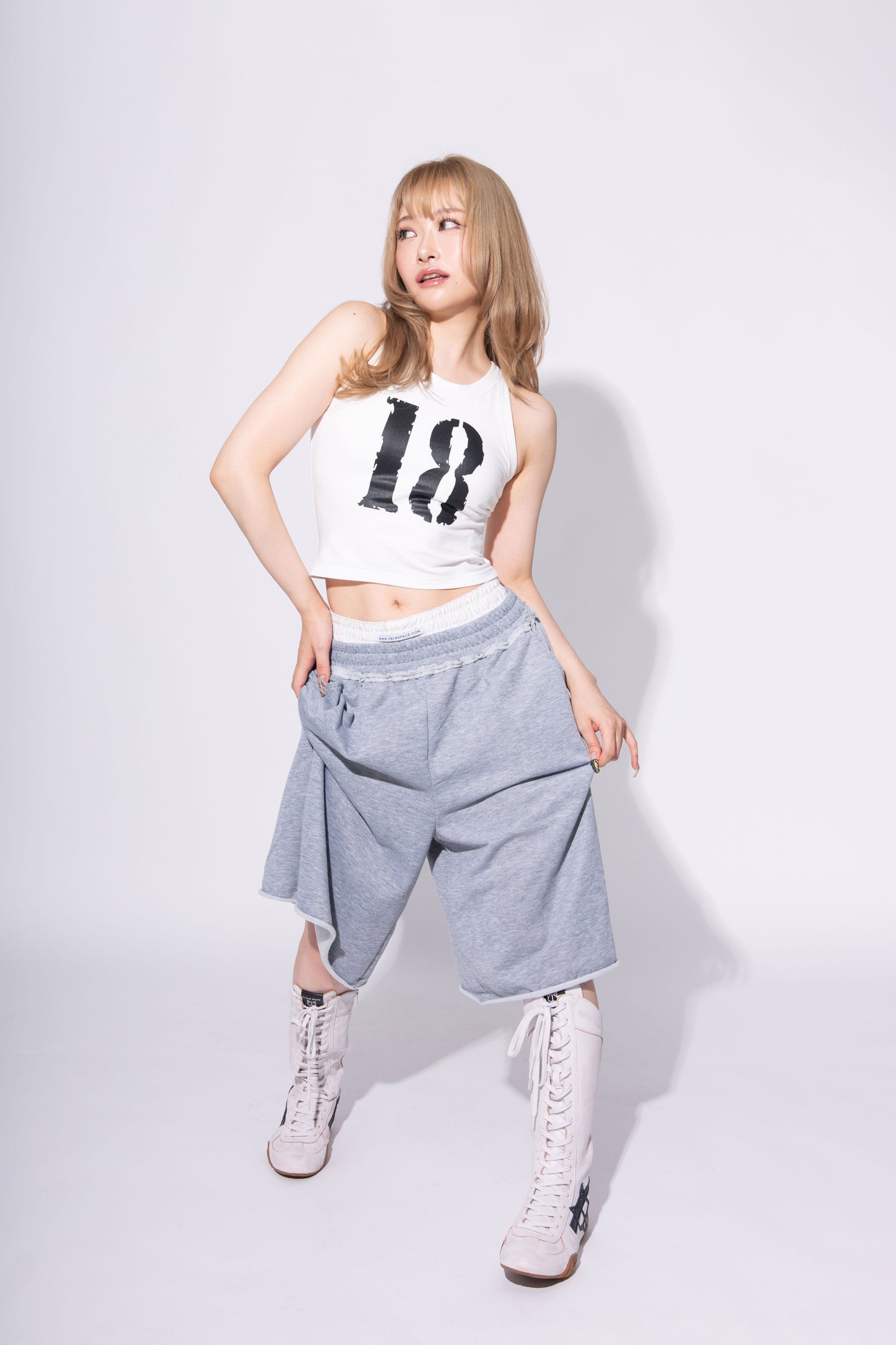 NUMBERING TANKTOP white