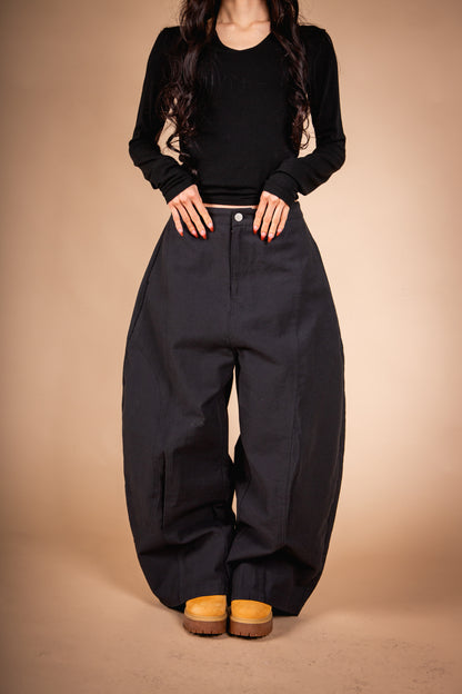 BAGGY PANTS black