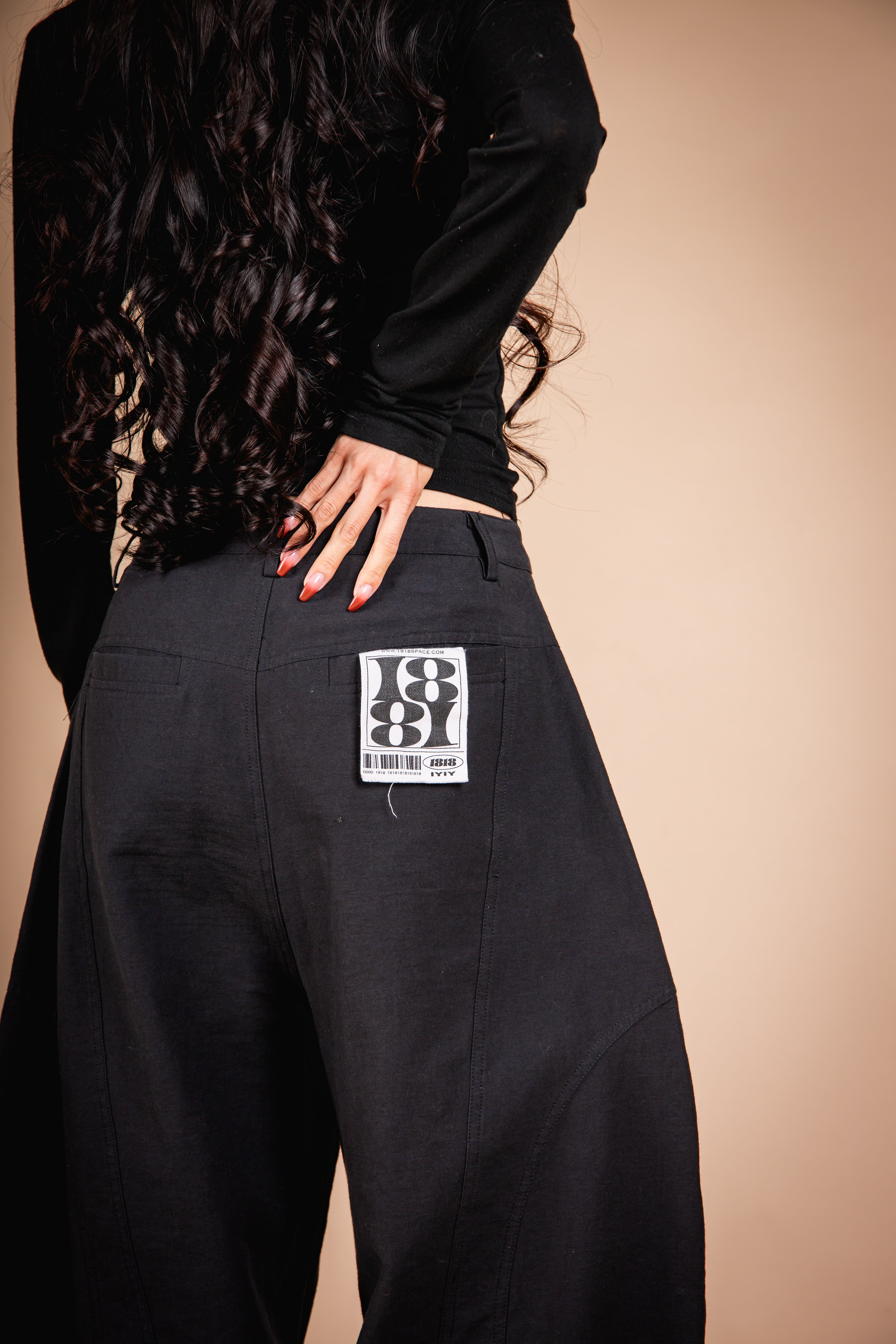 パンツ 1818 BAGGY PANTS black – 1818