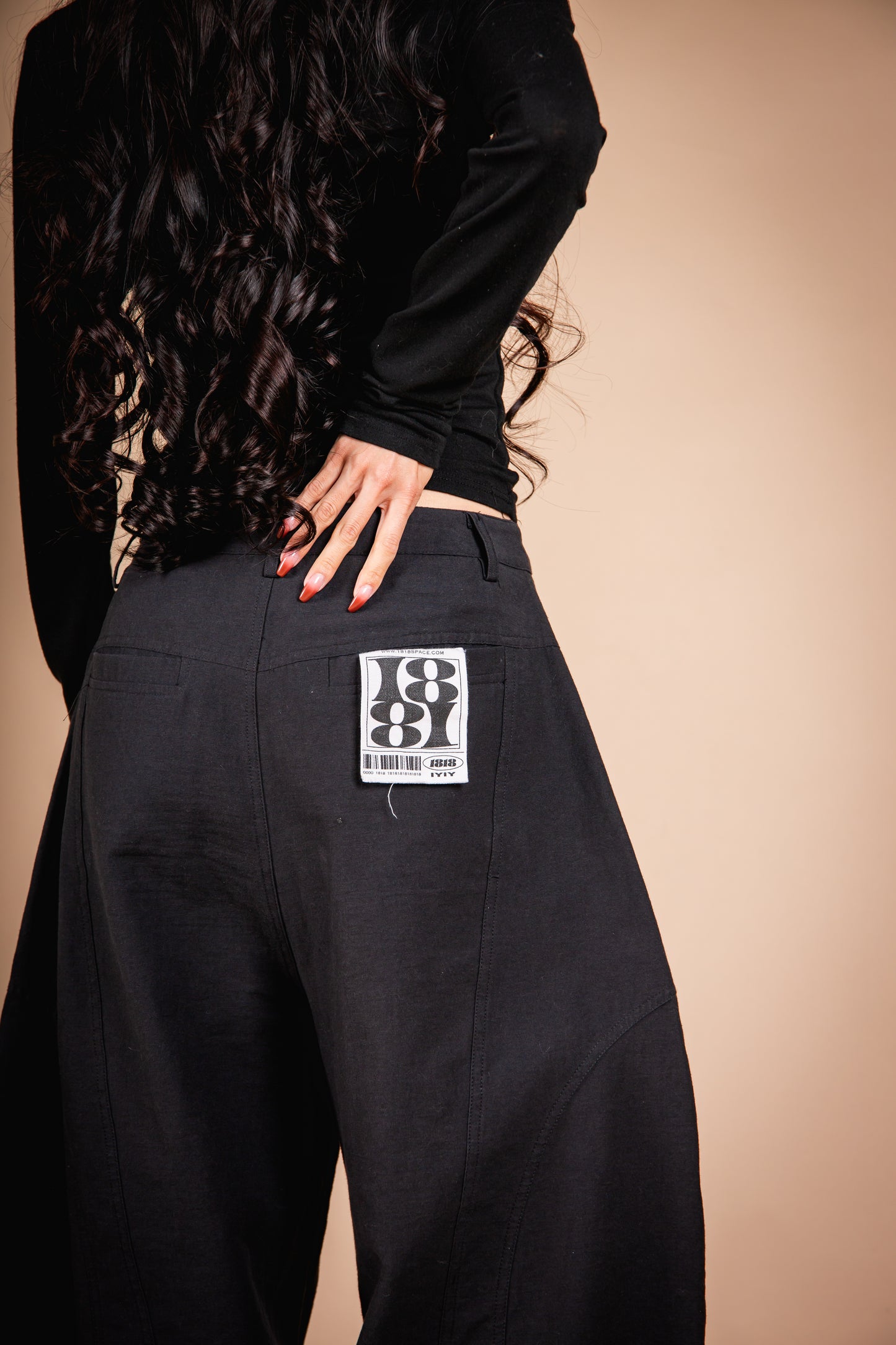 BAGGY PANTS black