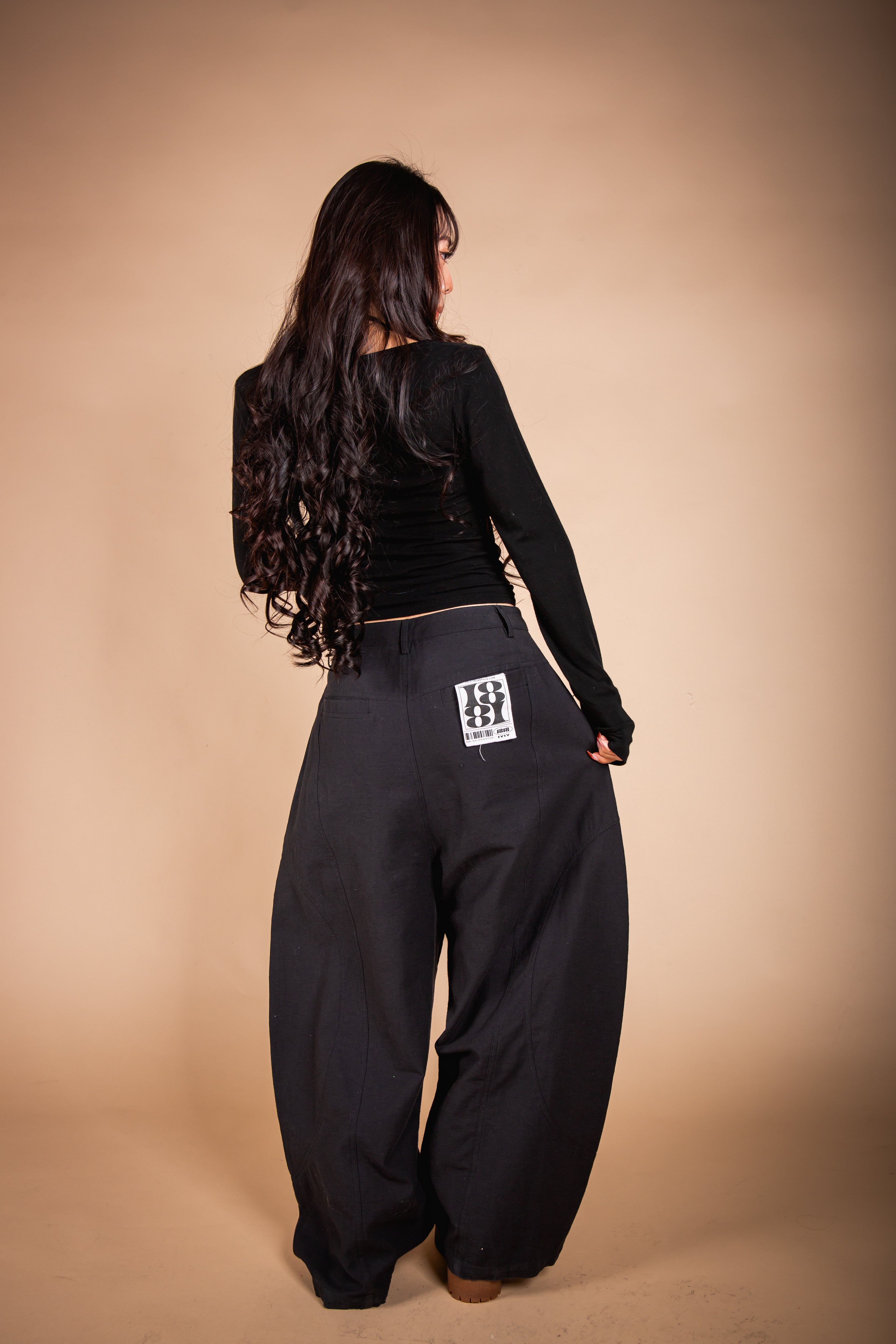 BAGGY PANTS black – 1818