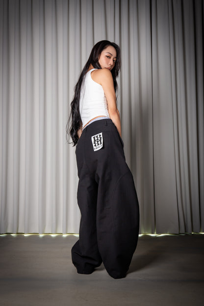 BAGGY PANTS black